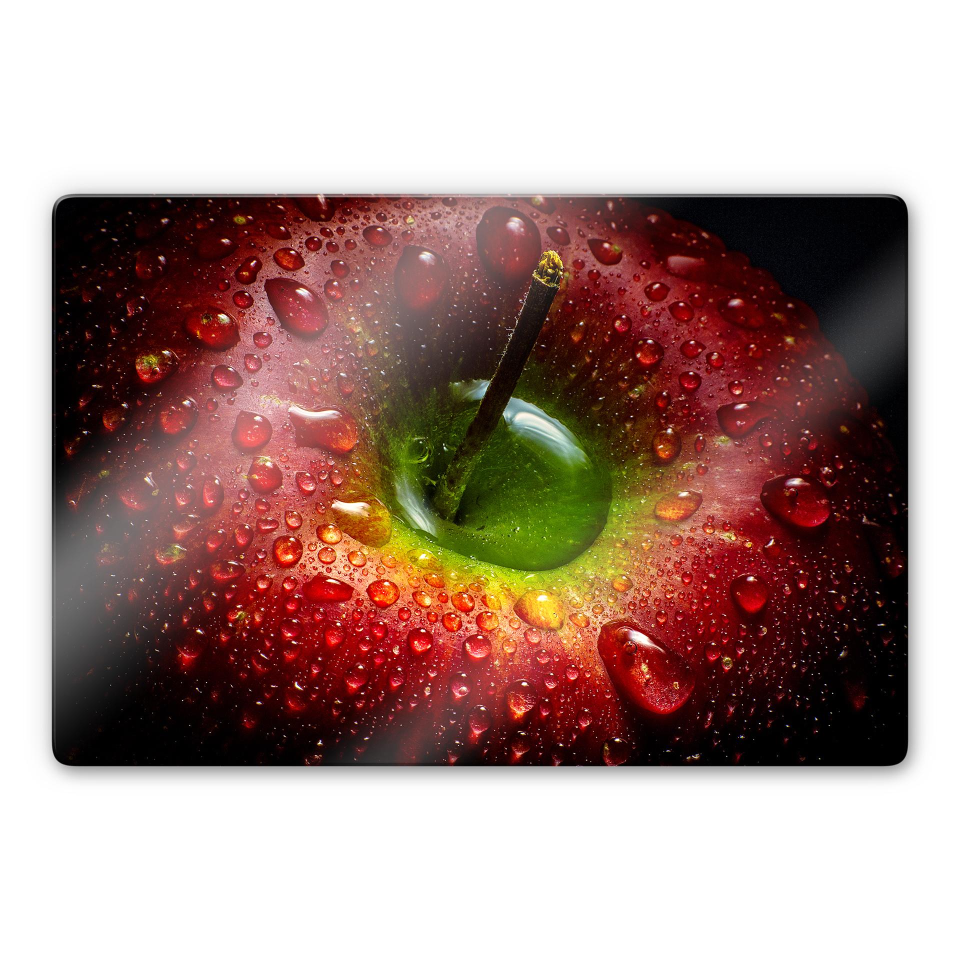 Tableau sur verre Ianeva - Pomme rouge