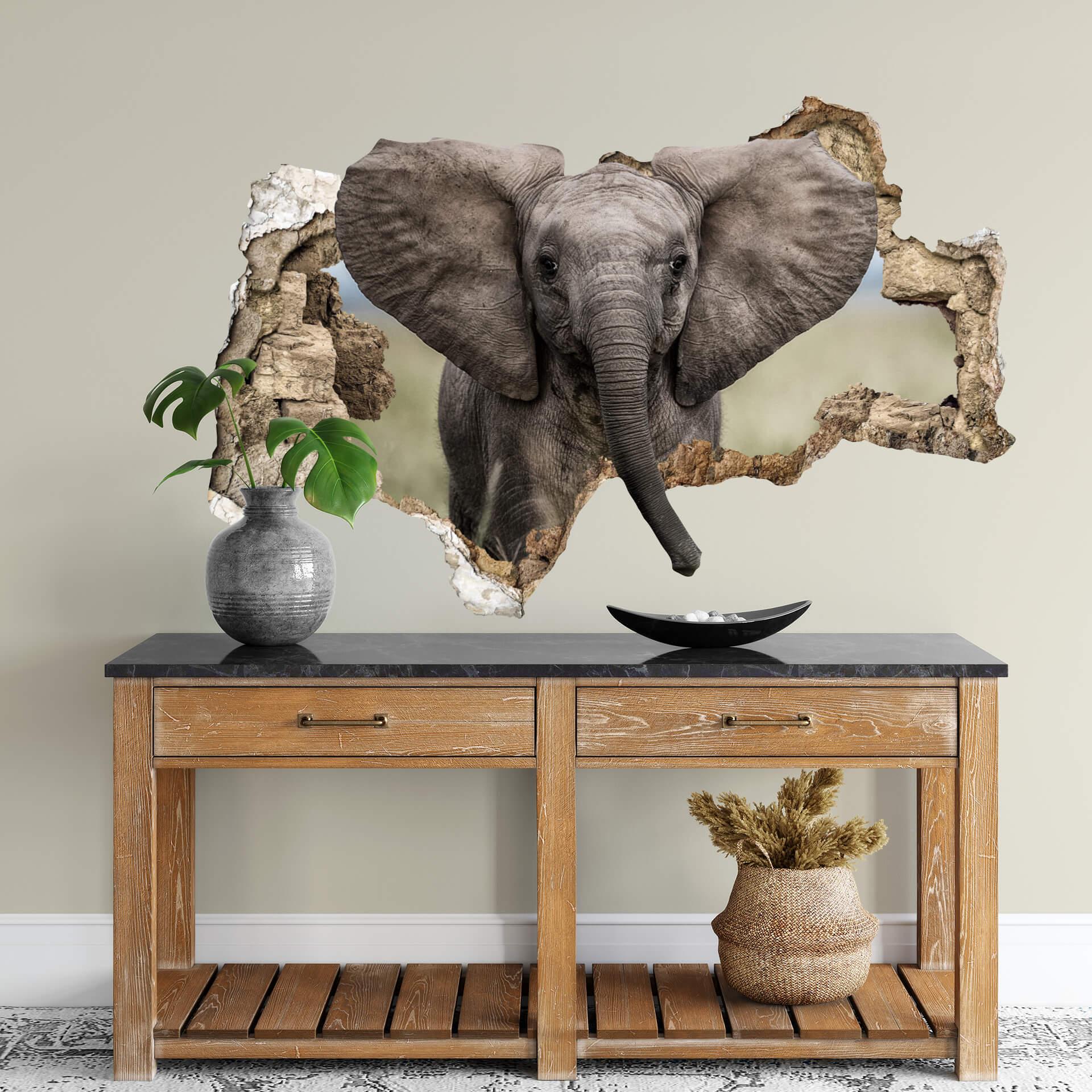 3D Wallsticker van Duijn - Babyelefant