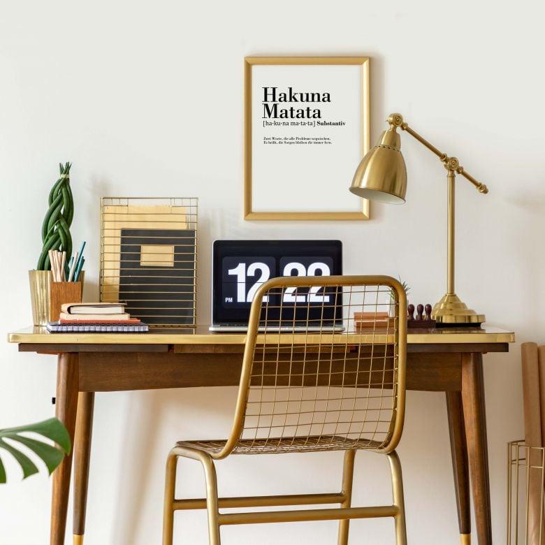 Poster Grammatik - Hakuna Matata