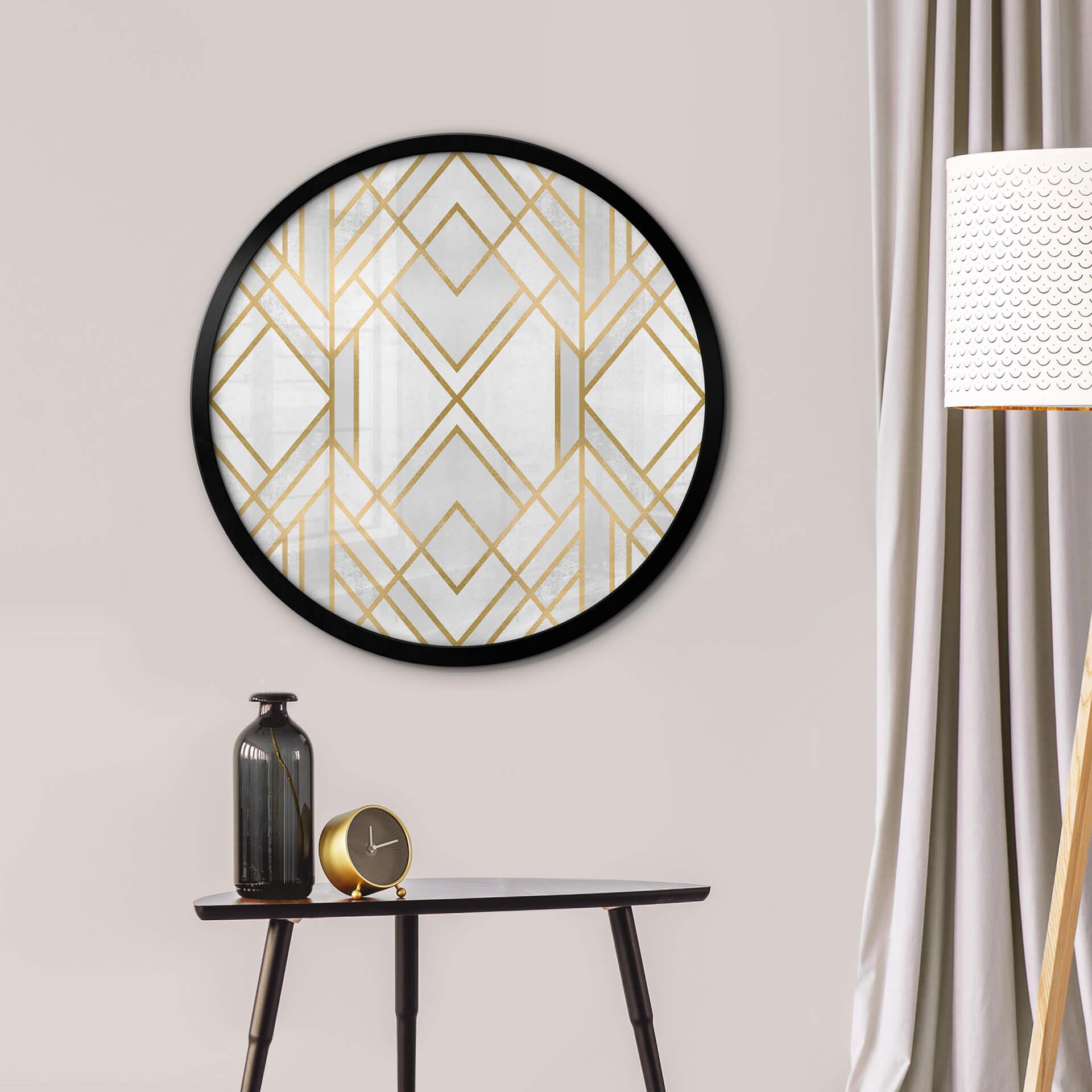 Plakat Fredriksson - Golden Geometry