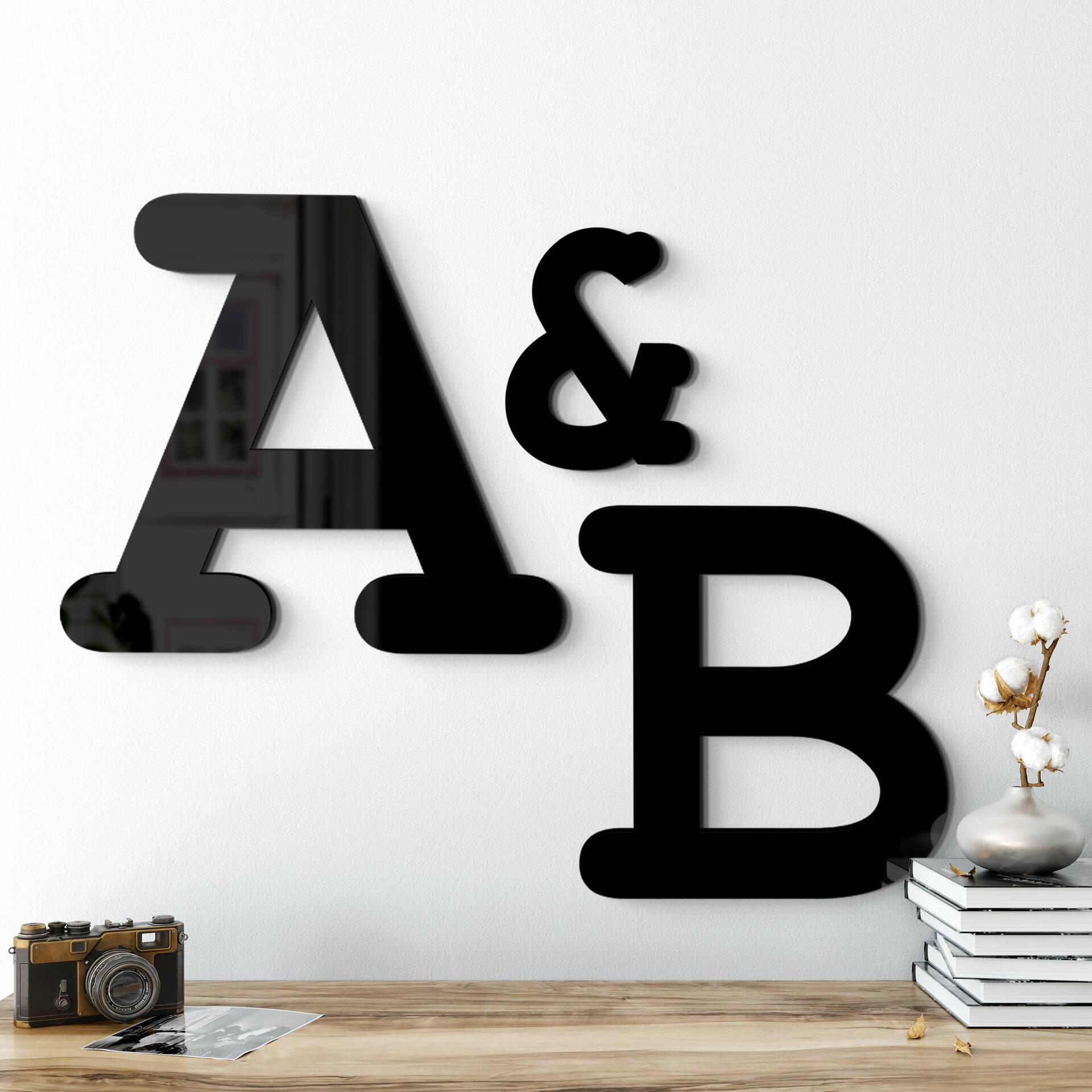 Letras acrílicas - letras sueltas Courier