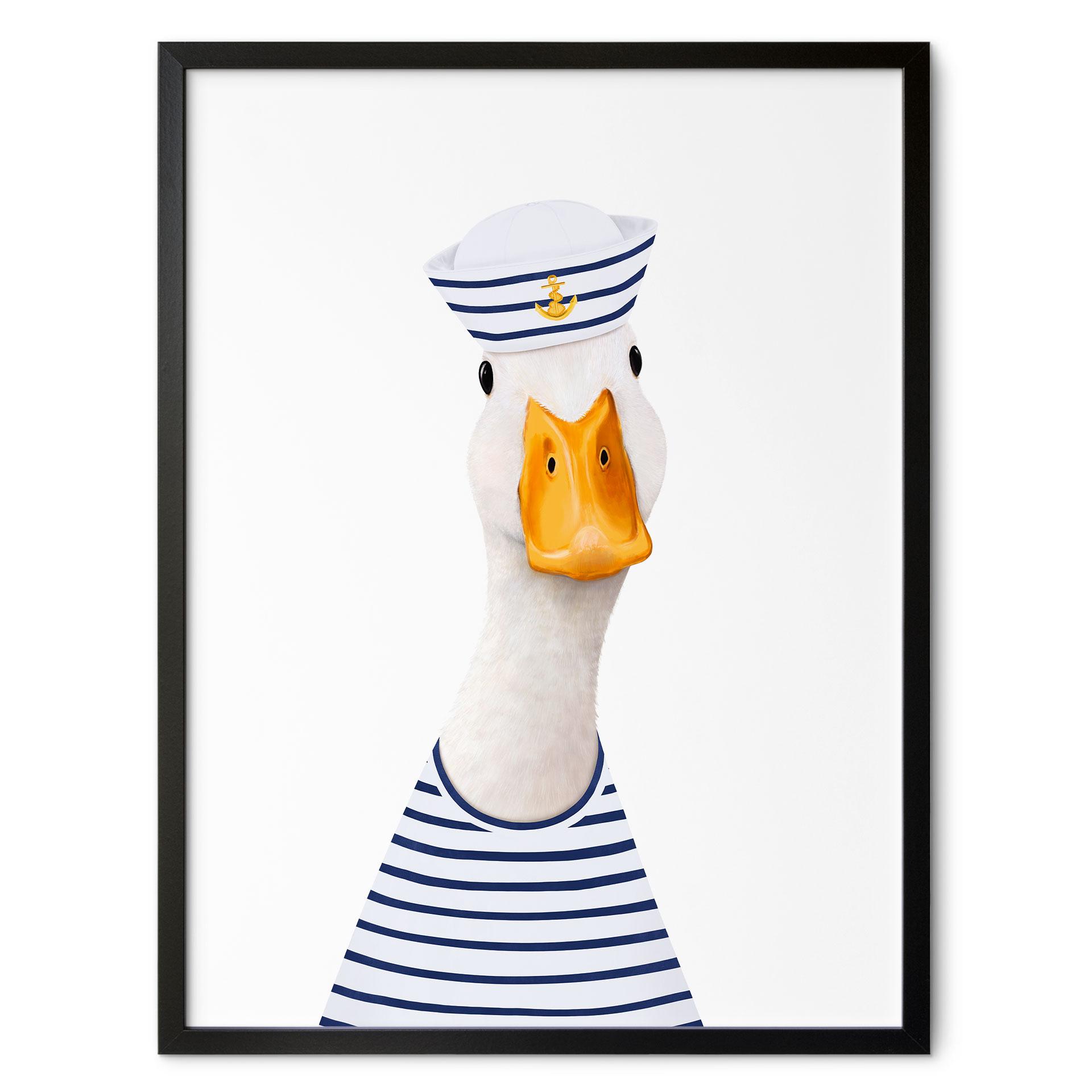 Poster Maritim Gås-Sjöman - Korenkova