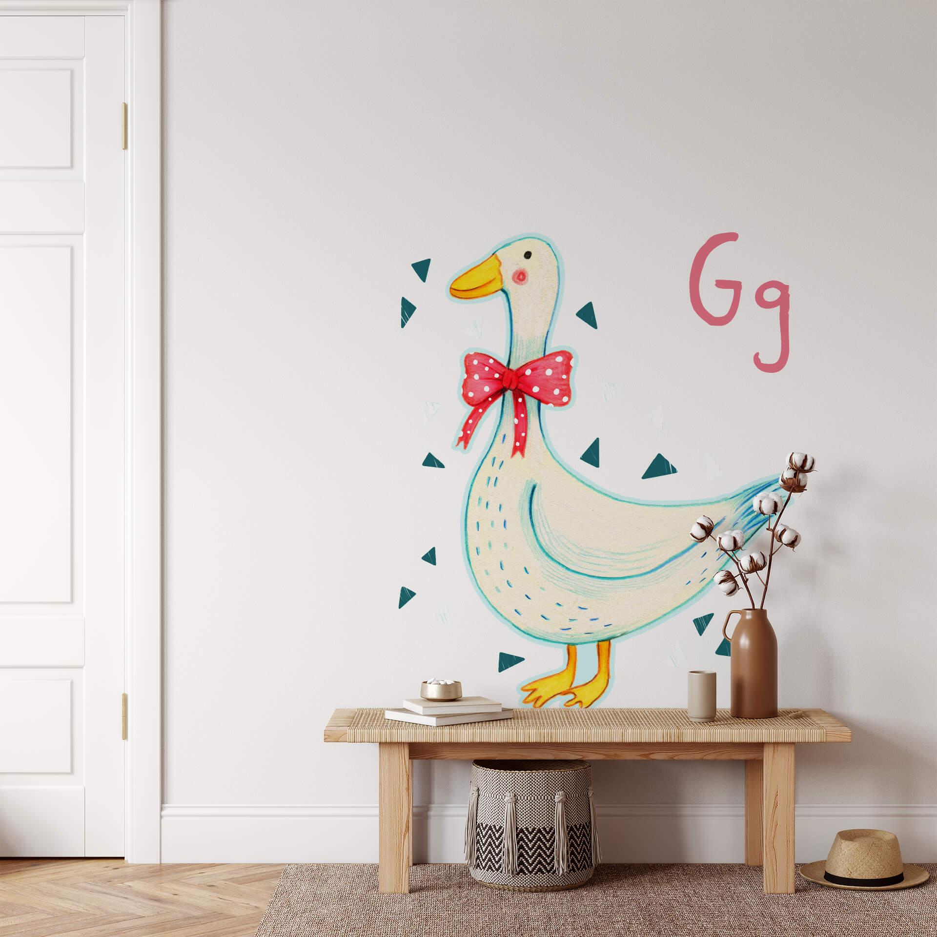 Muursticker Loske G is van Gans