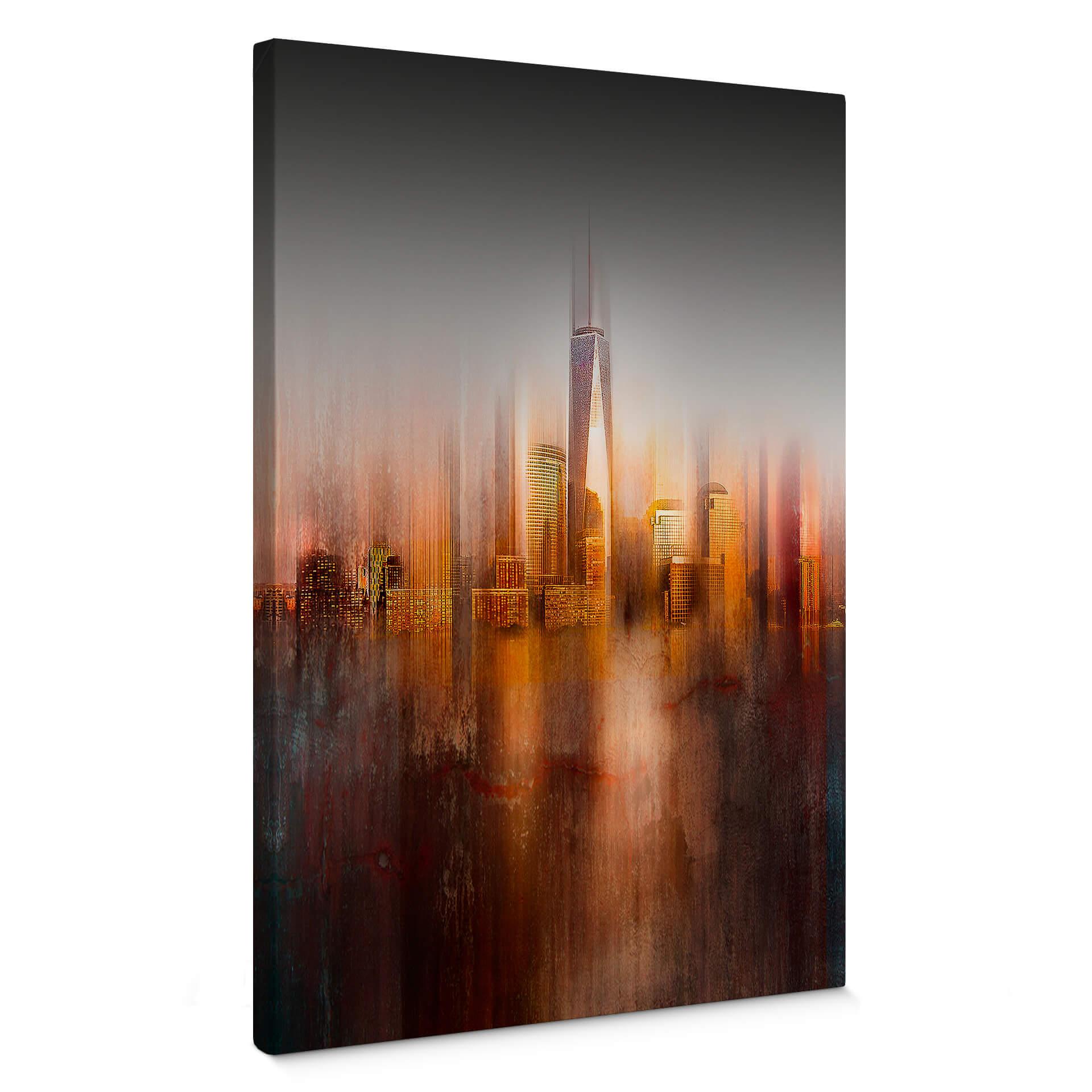Canvasbillede - Chiriaco - New York i natlys