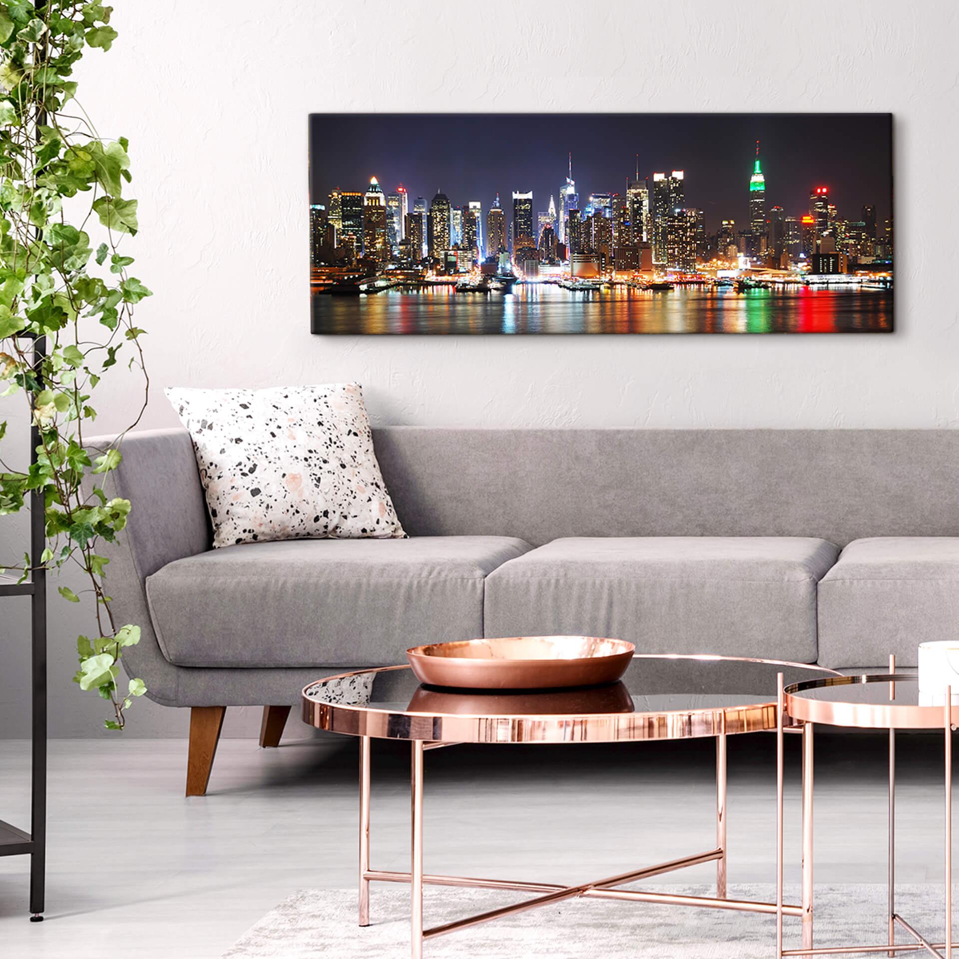 New York skyline panorama - Lærredsprint