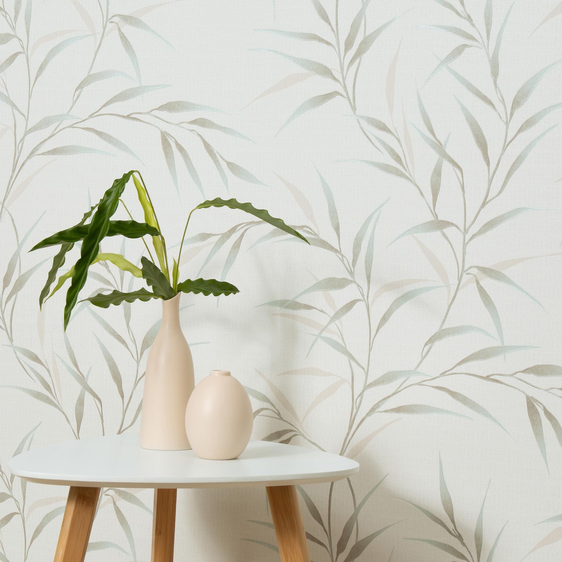 Guido Maria Kretschmer tapet med bladmotiv Yamato Fashion for Walls 5 turkis