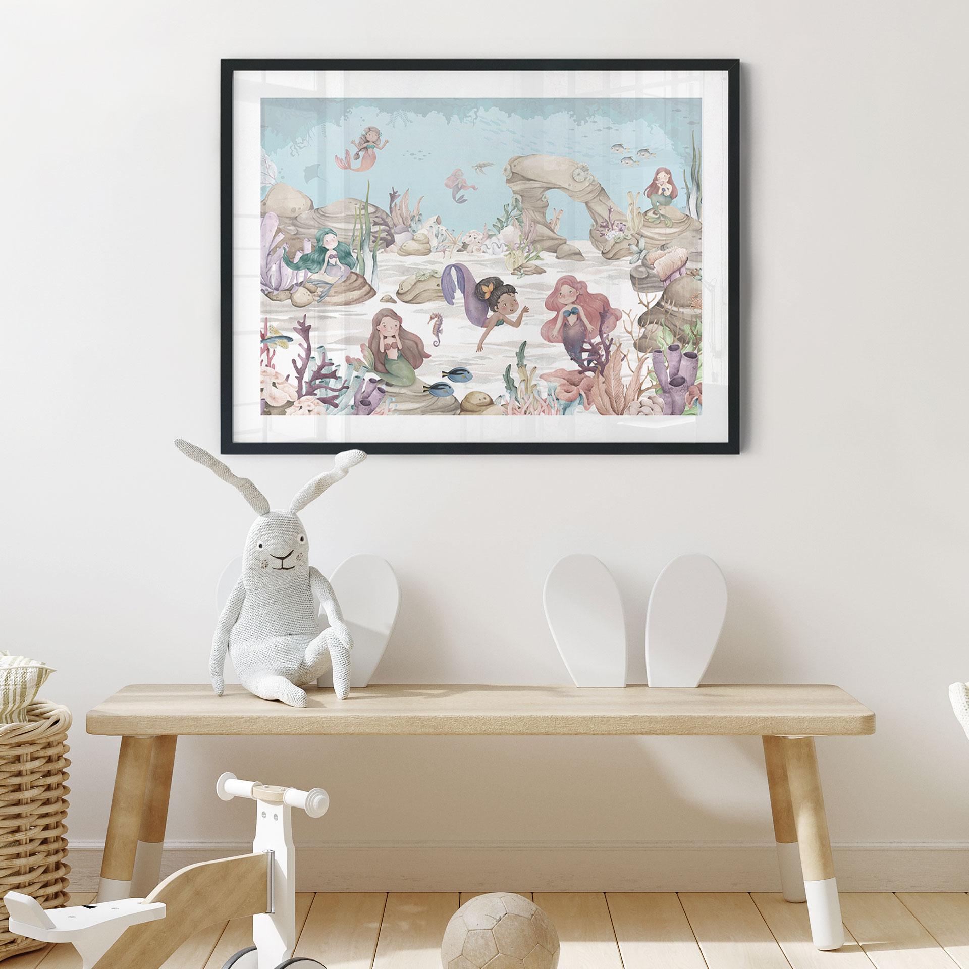 Plakat Havfruernes magiske undervandsverden - Oliver Robins