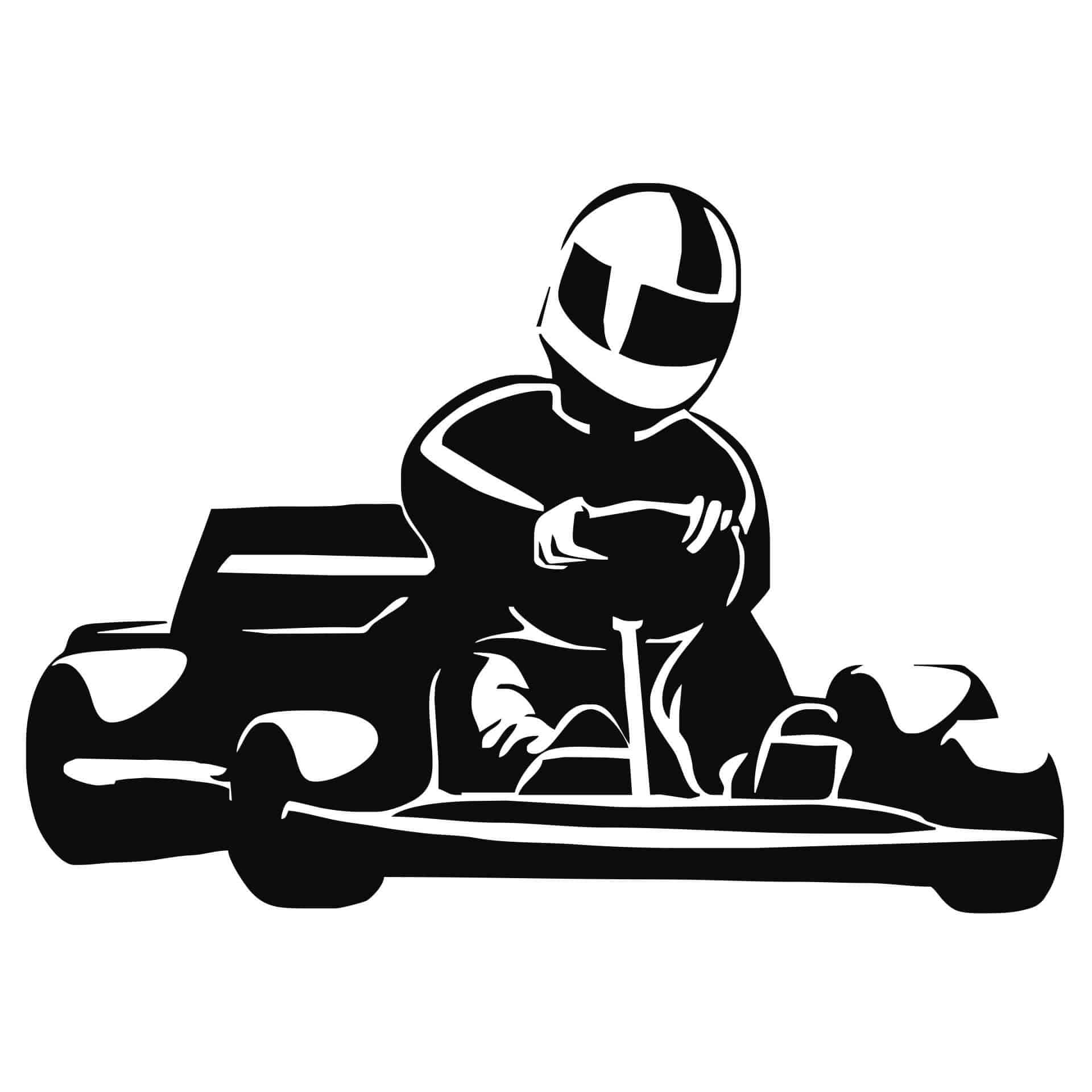 Wandtattoo GoKart