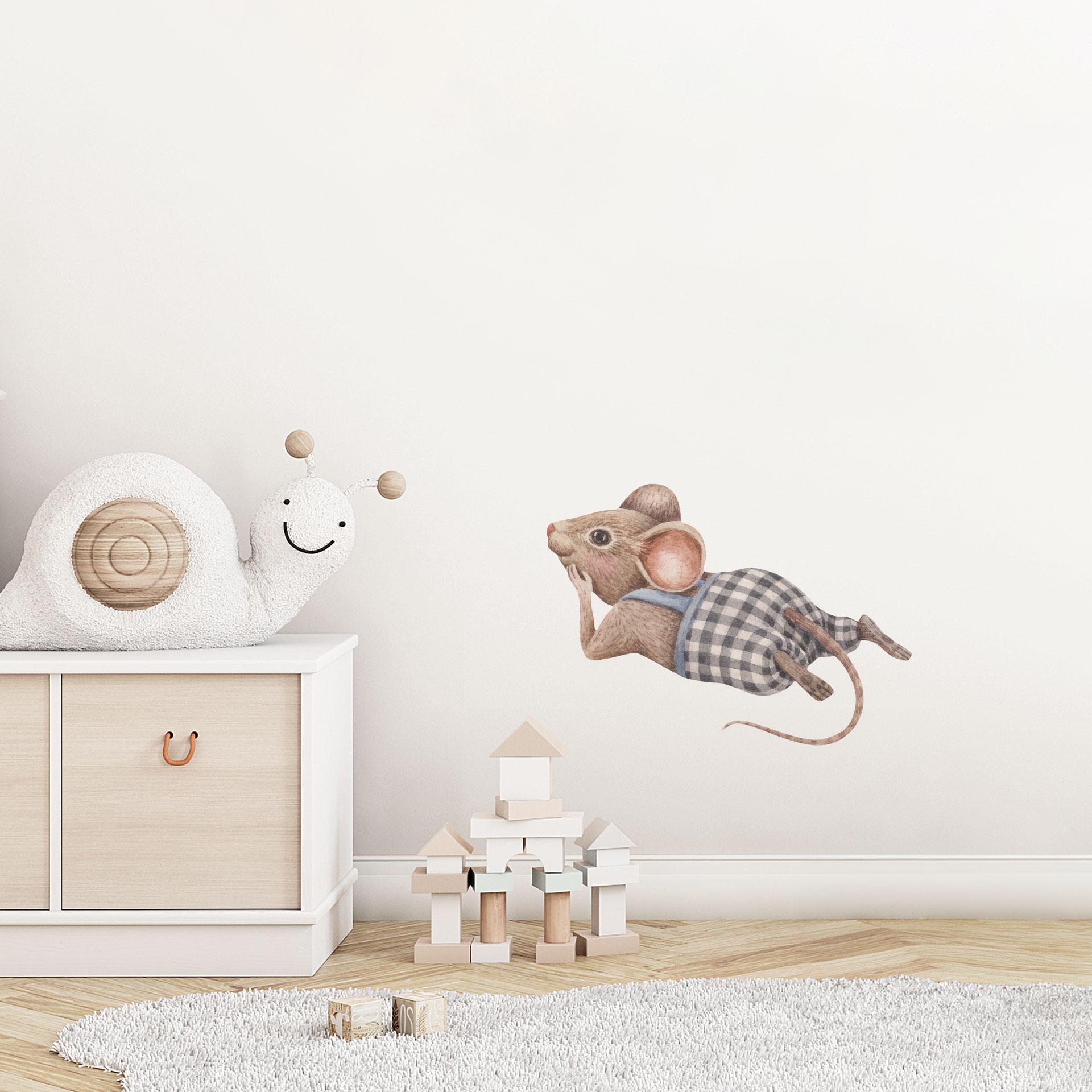 Wallsticker dagdrømmermus - Kikki Belle