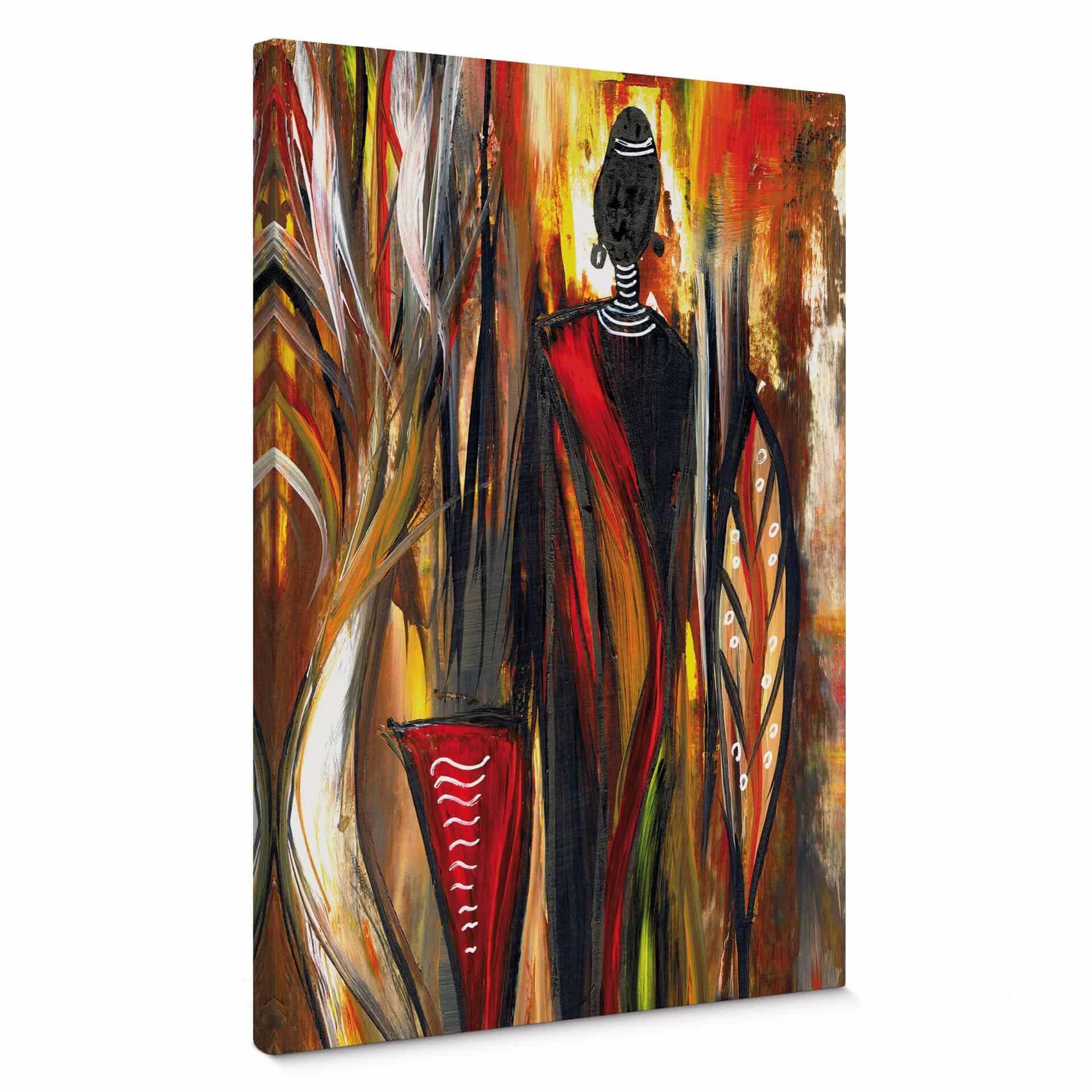 Tavla på canvas Niksic - Afrikas konst 02