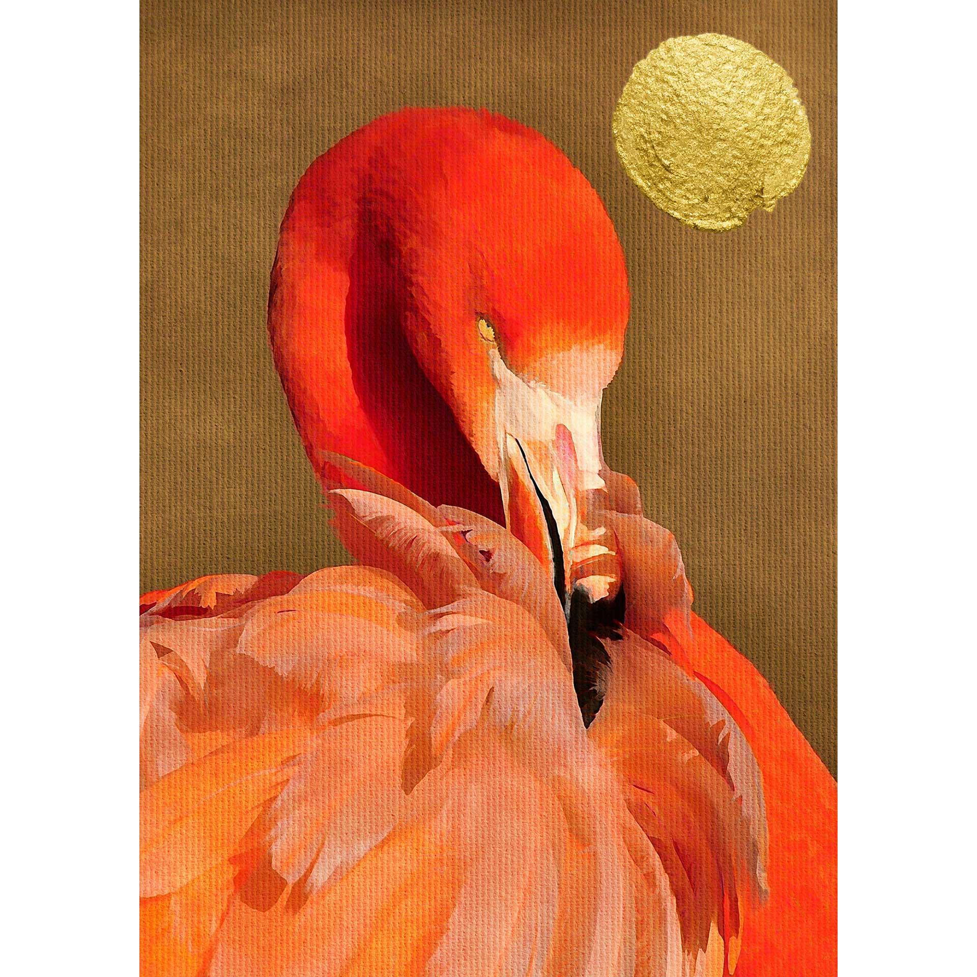 Livingwalls papier peint photo ARTist Flamingo in Sun