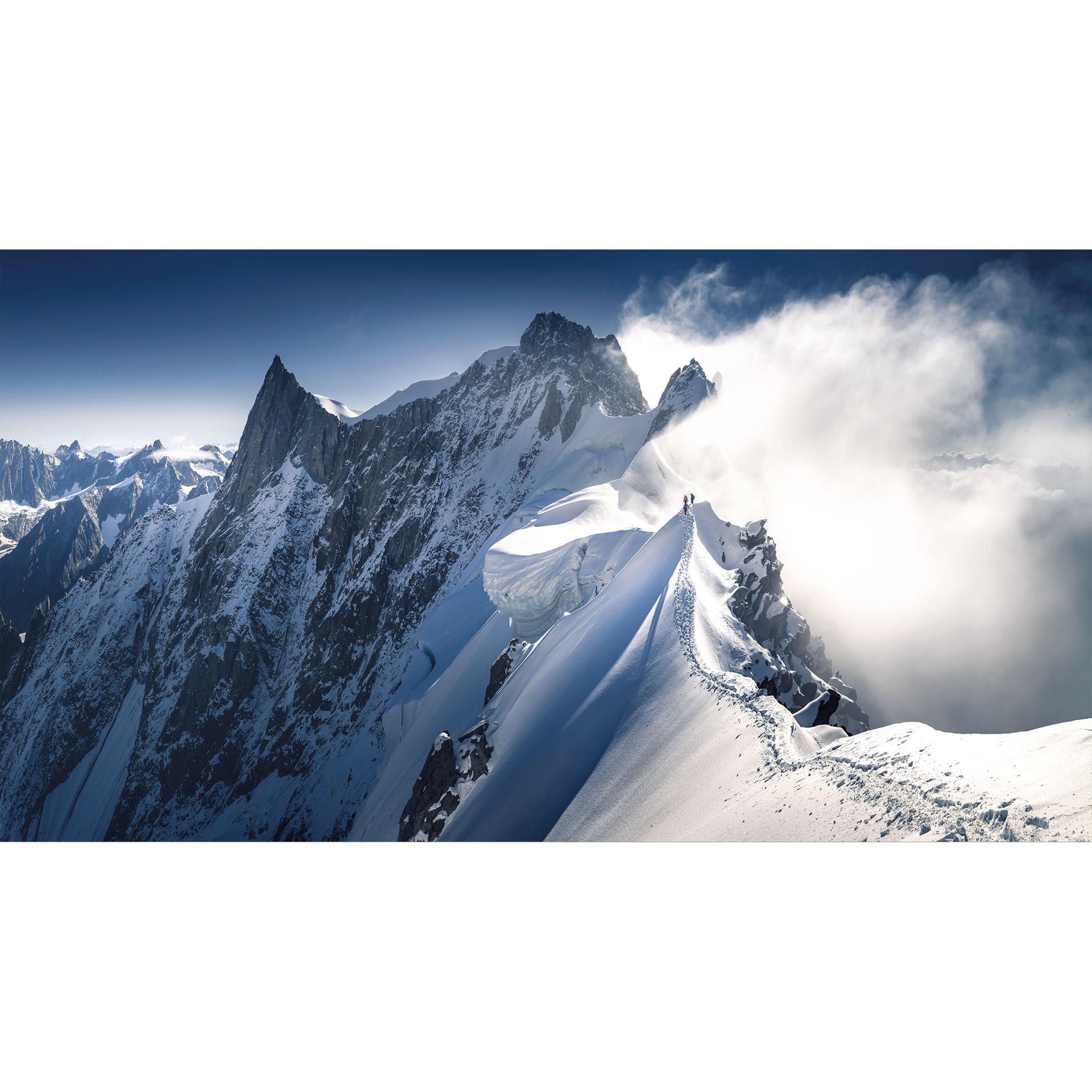 Mont Blanc top behang | berg behang voor de woonkamer - Nienartowicz