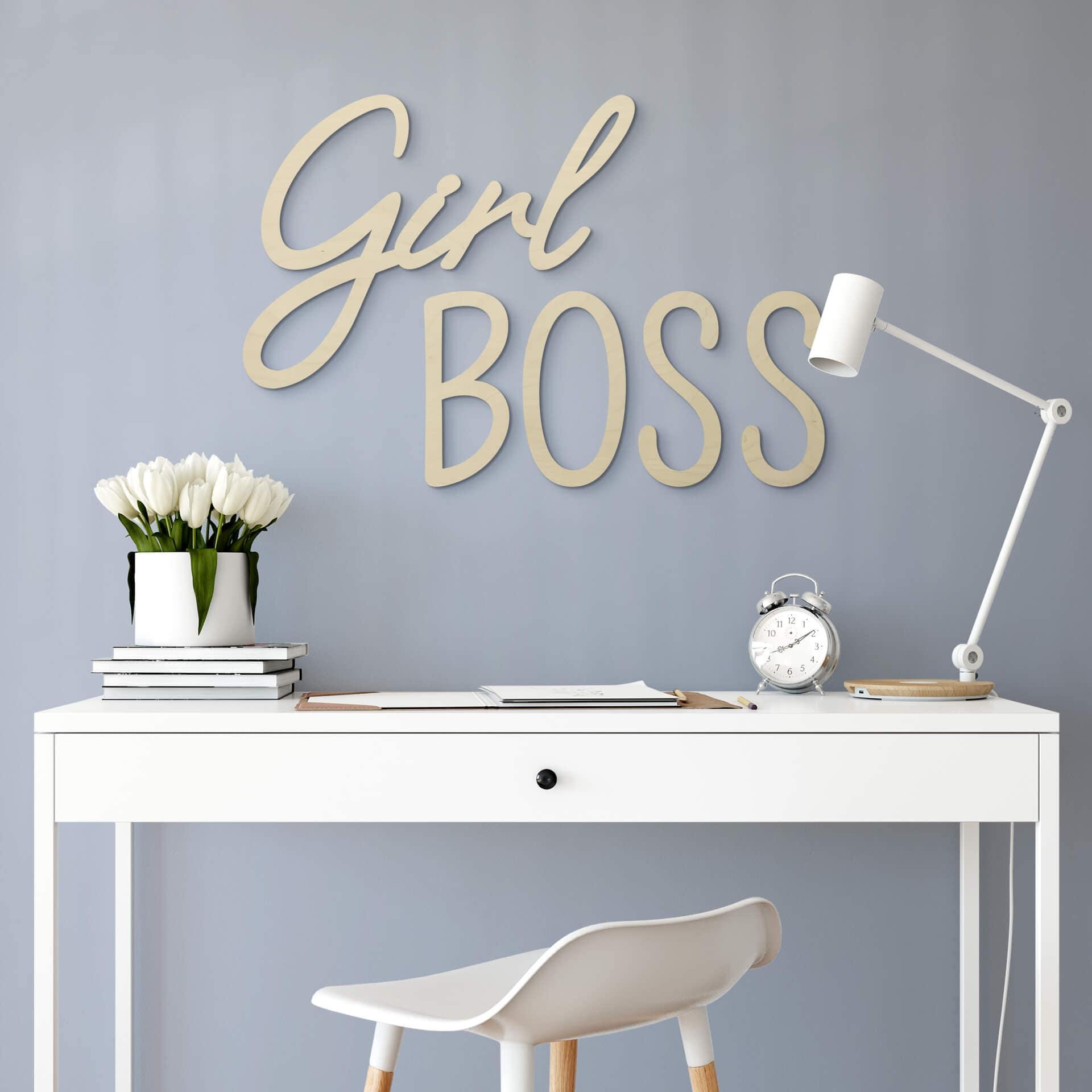 Vægdekoration Popler træ Girl Boss