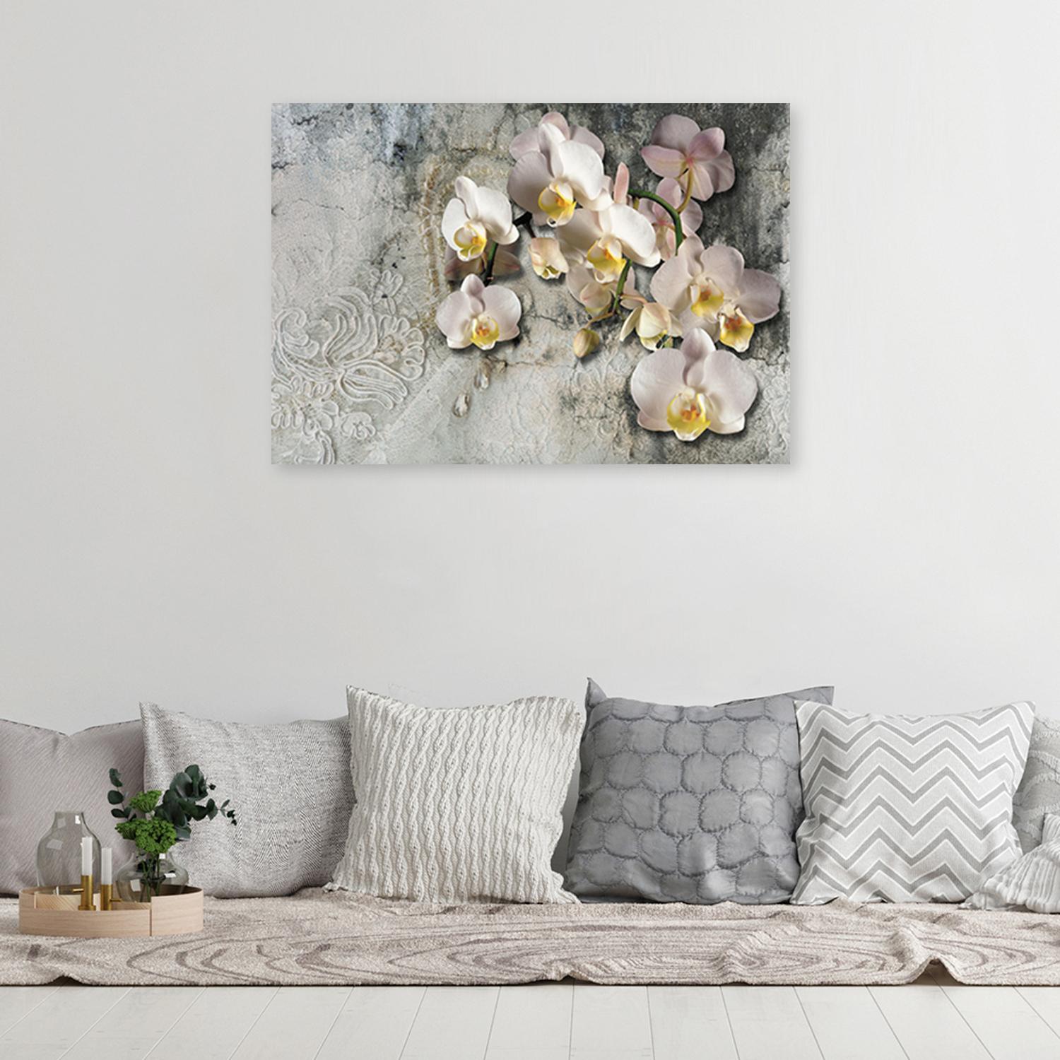 Canvasbillede, orkidéblomster planter