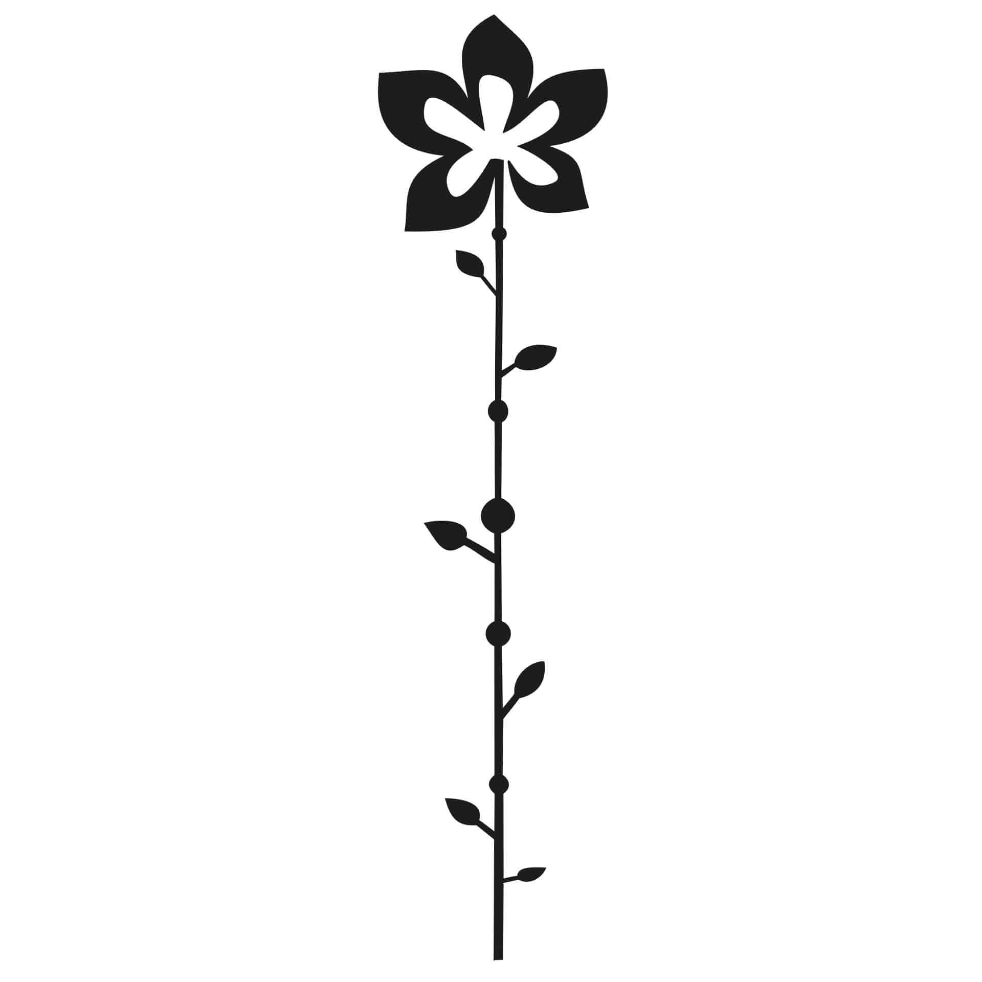 Muursticker Bloemenfantasie