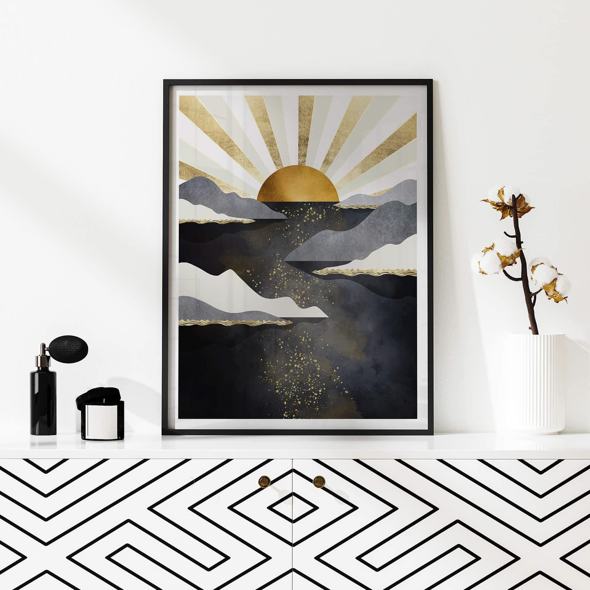 Plakat SpaceFrog Designs - Złoty Świt