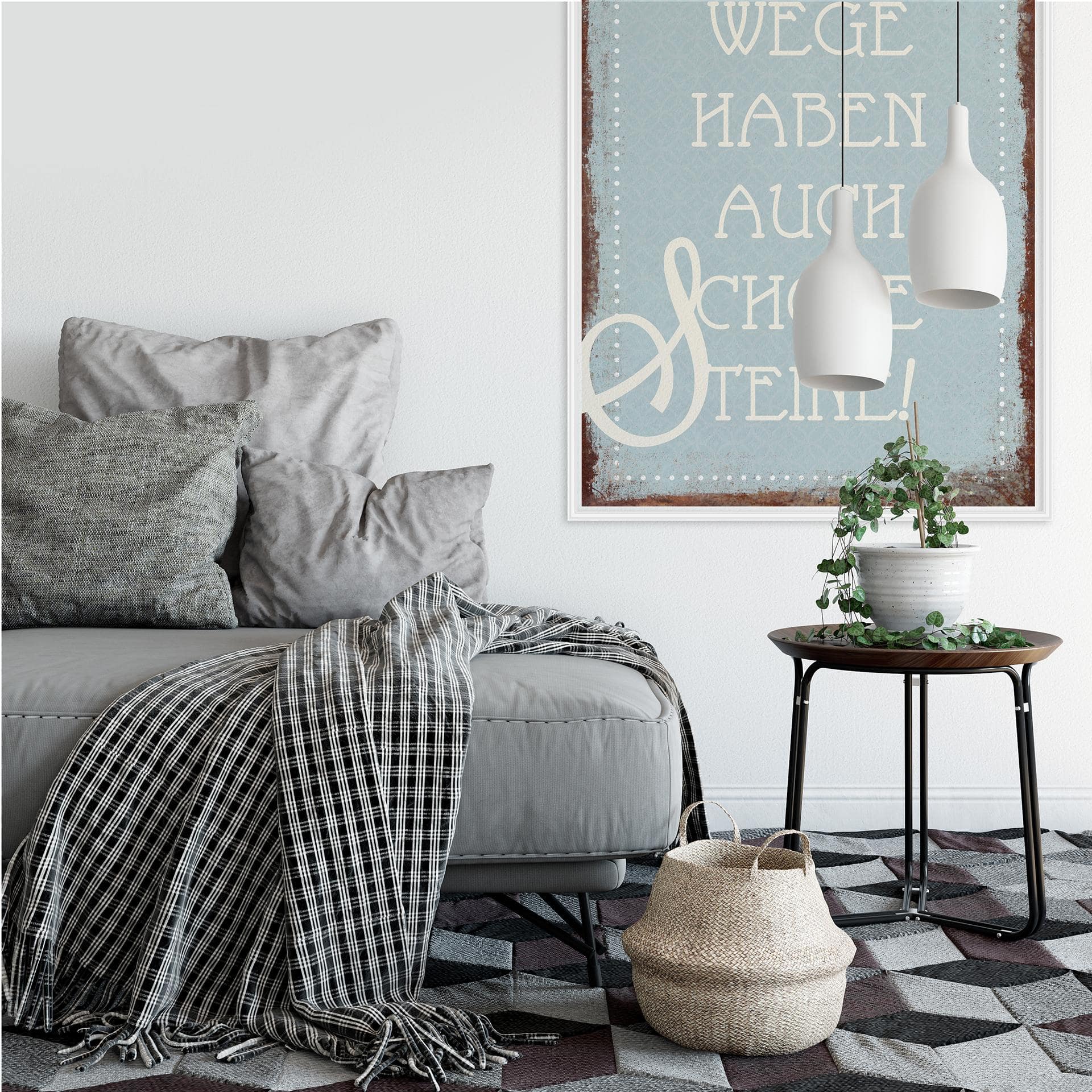 Wallprint Andere Wege haben auch schöne Steine
