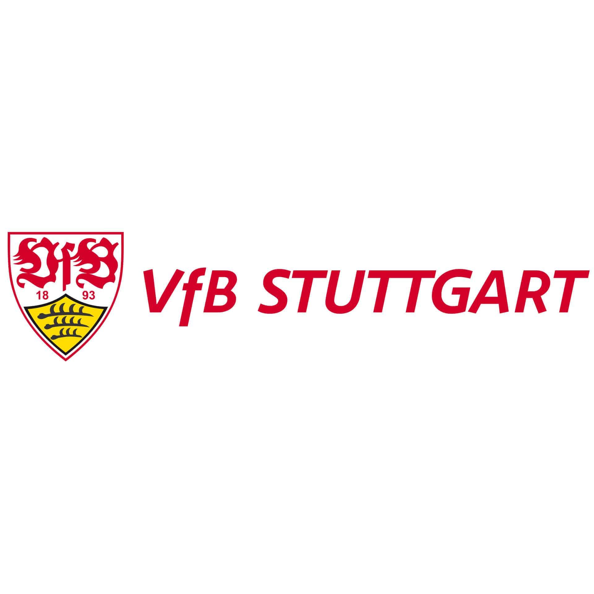 Wandtattoo VfB Stuttgart Logo Schriftzug