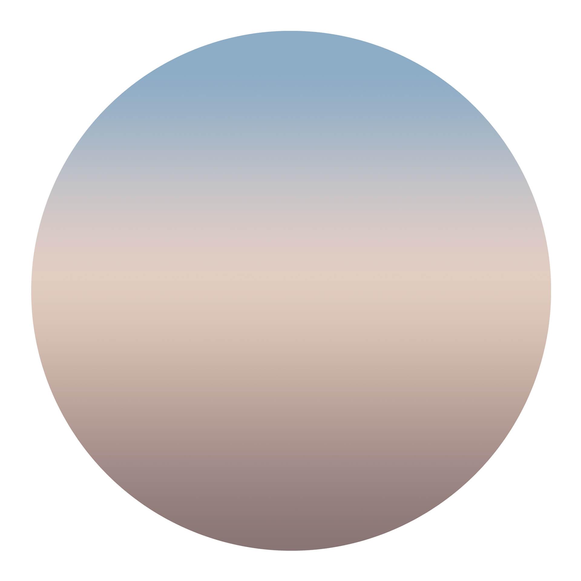 Adesivo tondo - Ombre alba