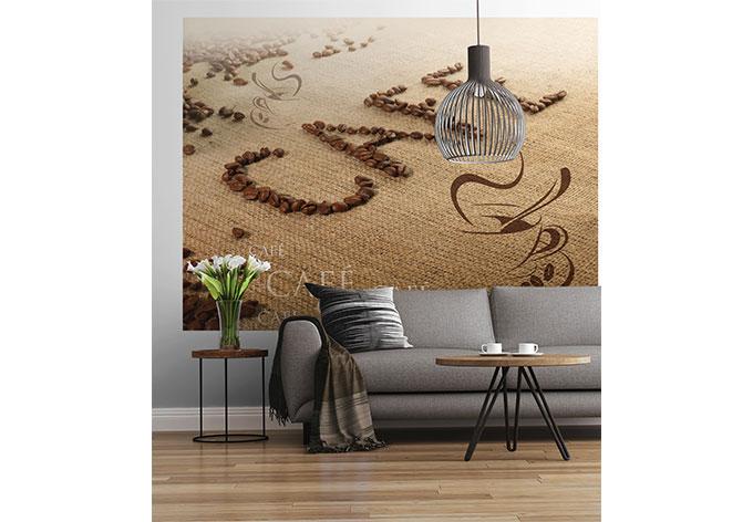 Fotobehang Cafe