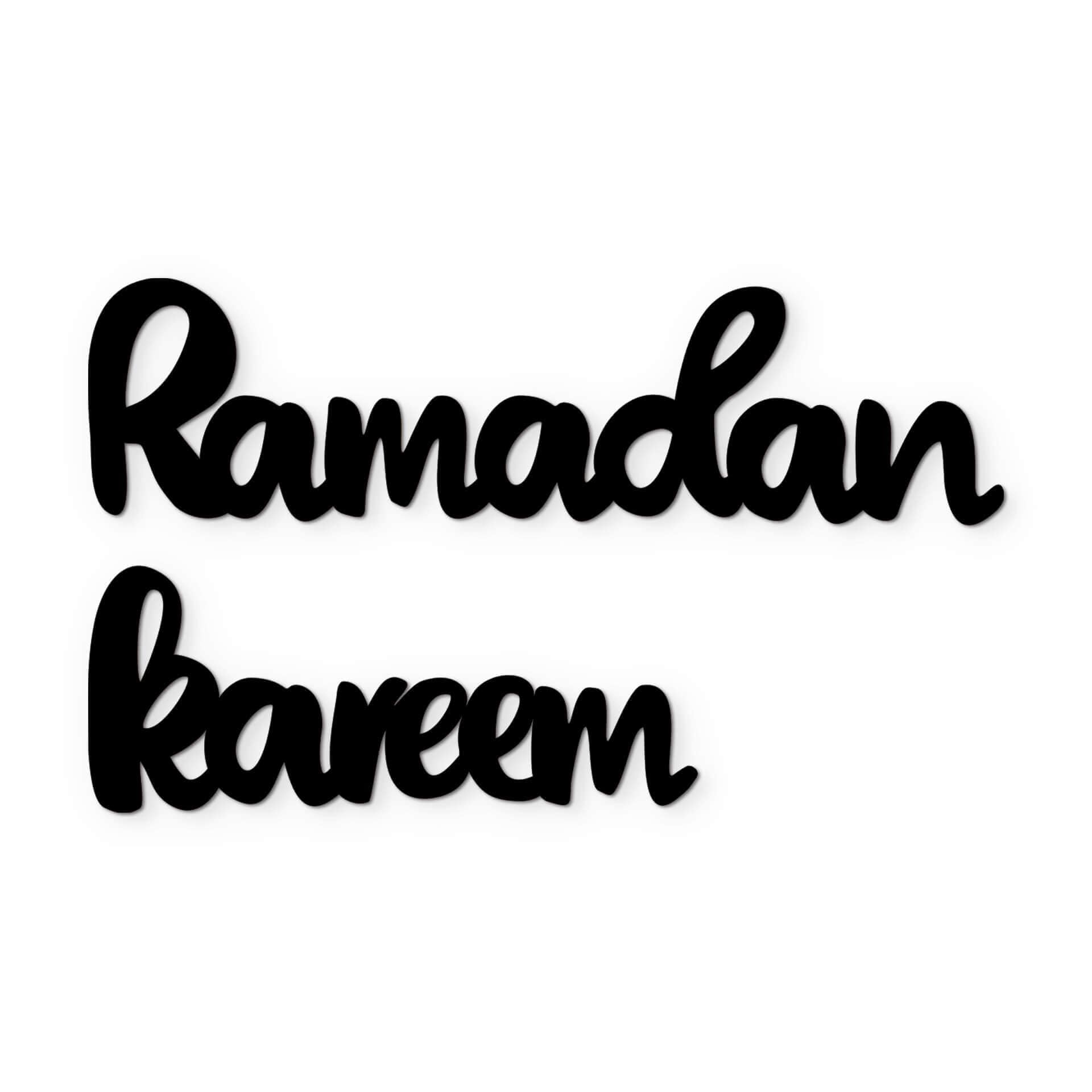 Scritta in acrilico - Ramadan Kareem
