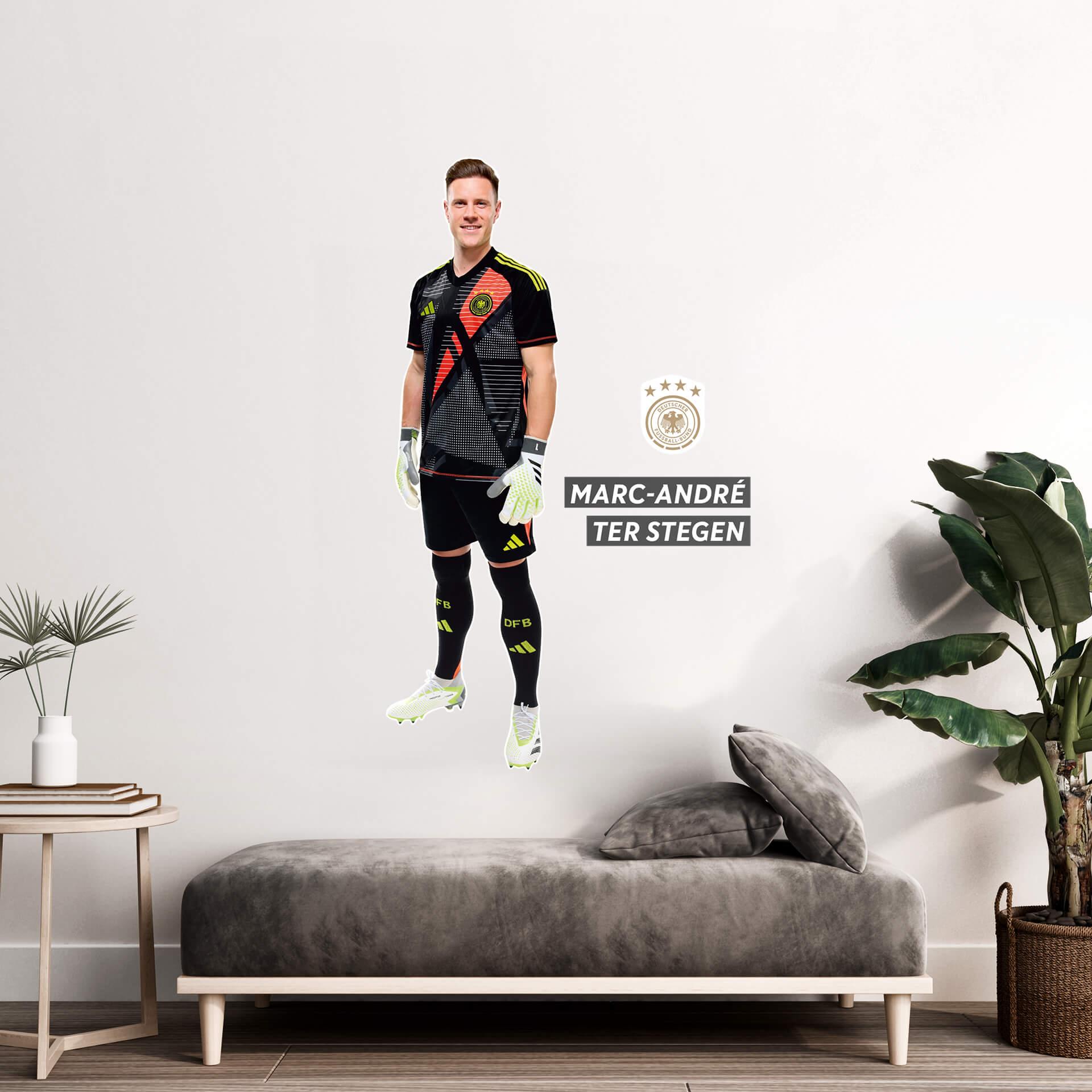DFB Sticker EM für die Wand, Wandtattoo - ter Stegen