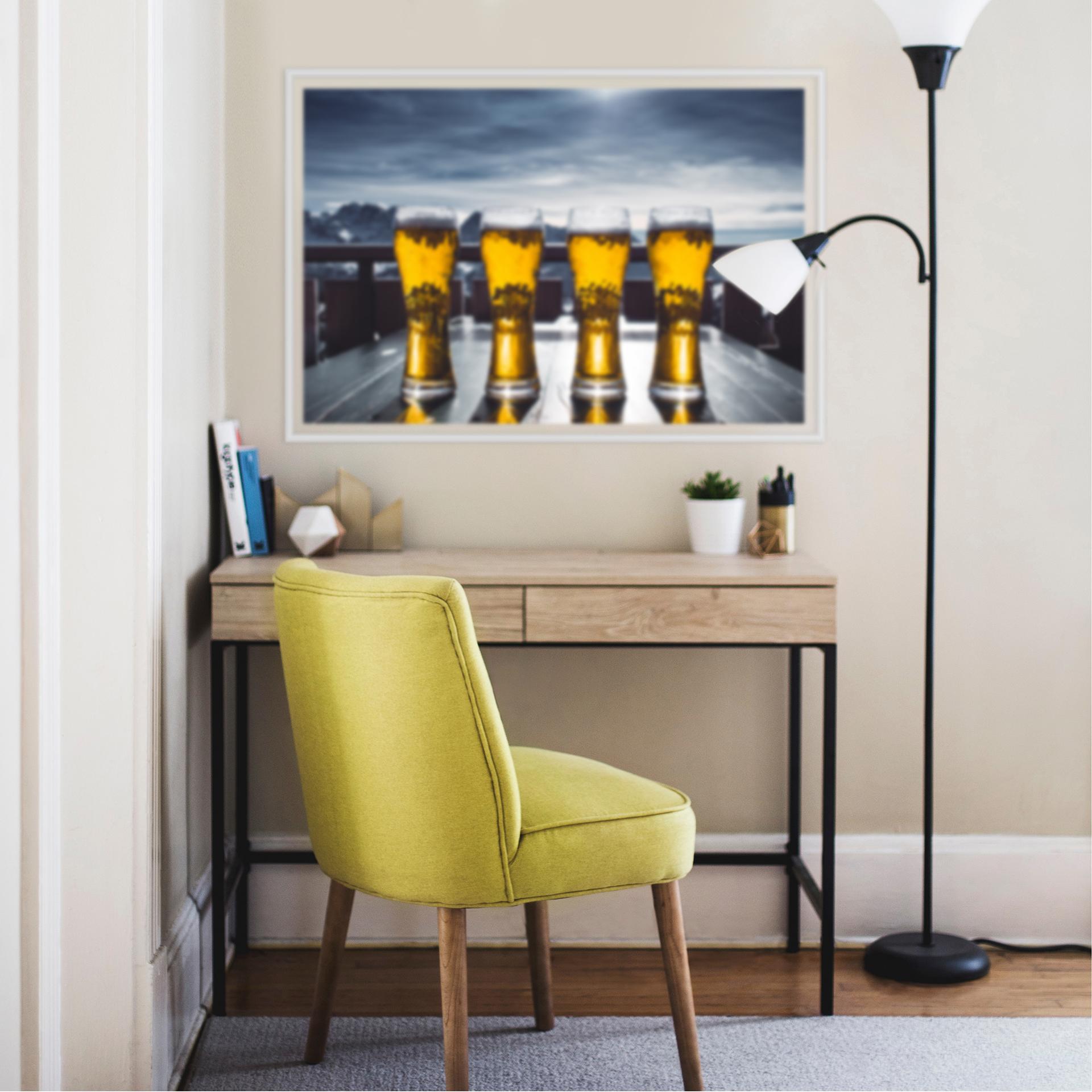 Zelfklevende Poster  Bier