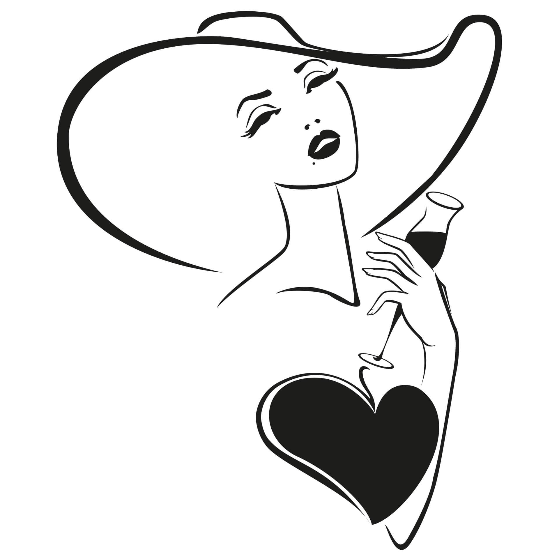 Wandtattoo Diva in Love