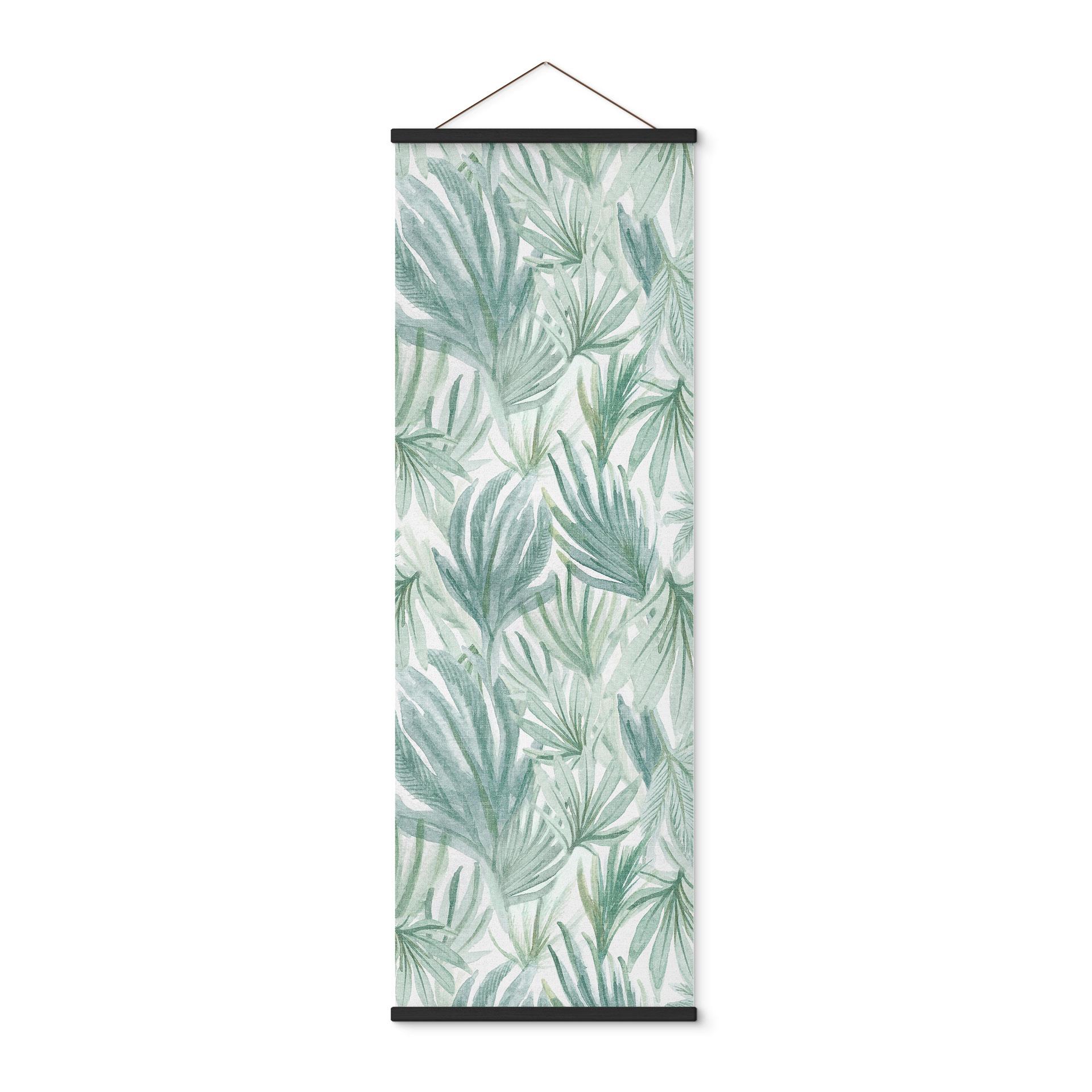 Tekstil plakat Palmeblade i junglen - Bloomery Decor - Panorama