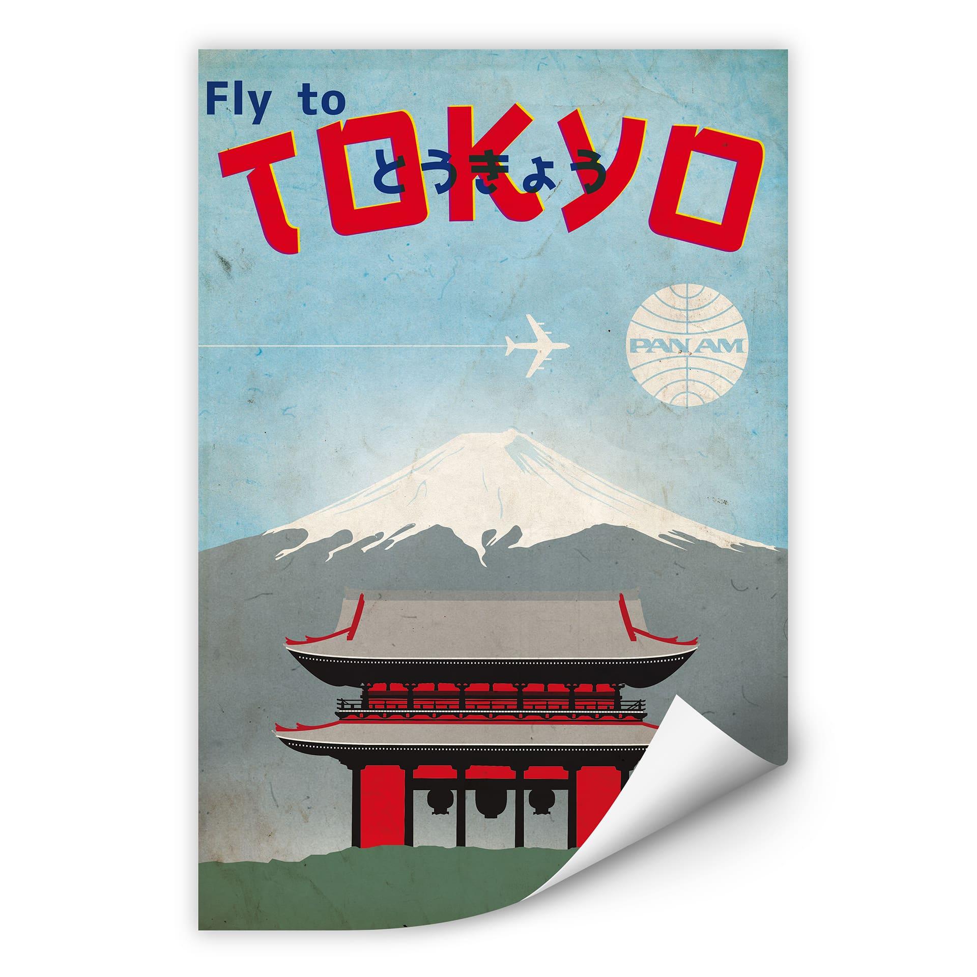 Wallprint PAN AM - Fly to Tokyo