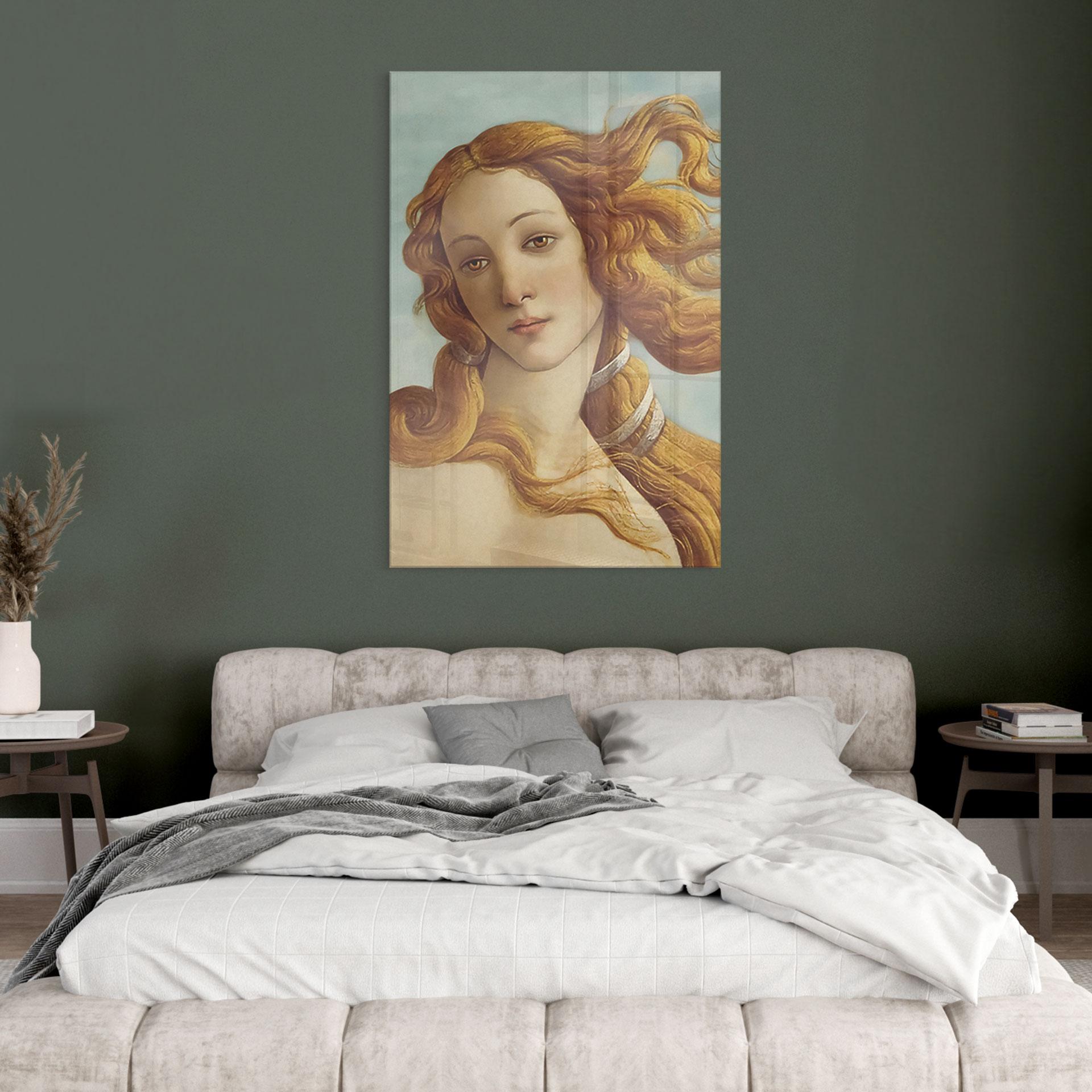 Akrylbillede Portræt af Venus - Inspireret af Botticelli