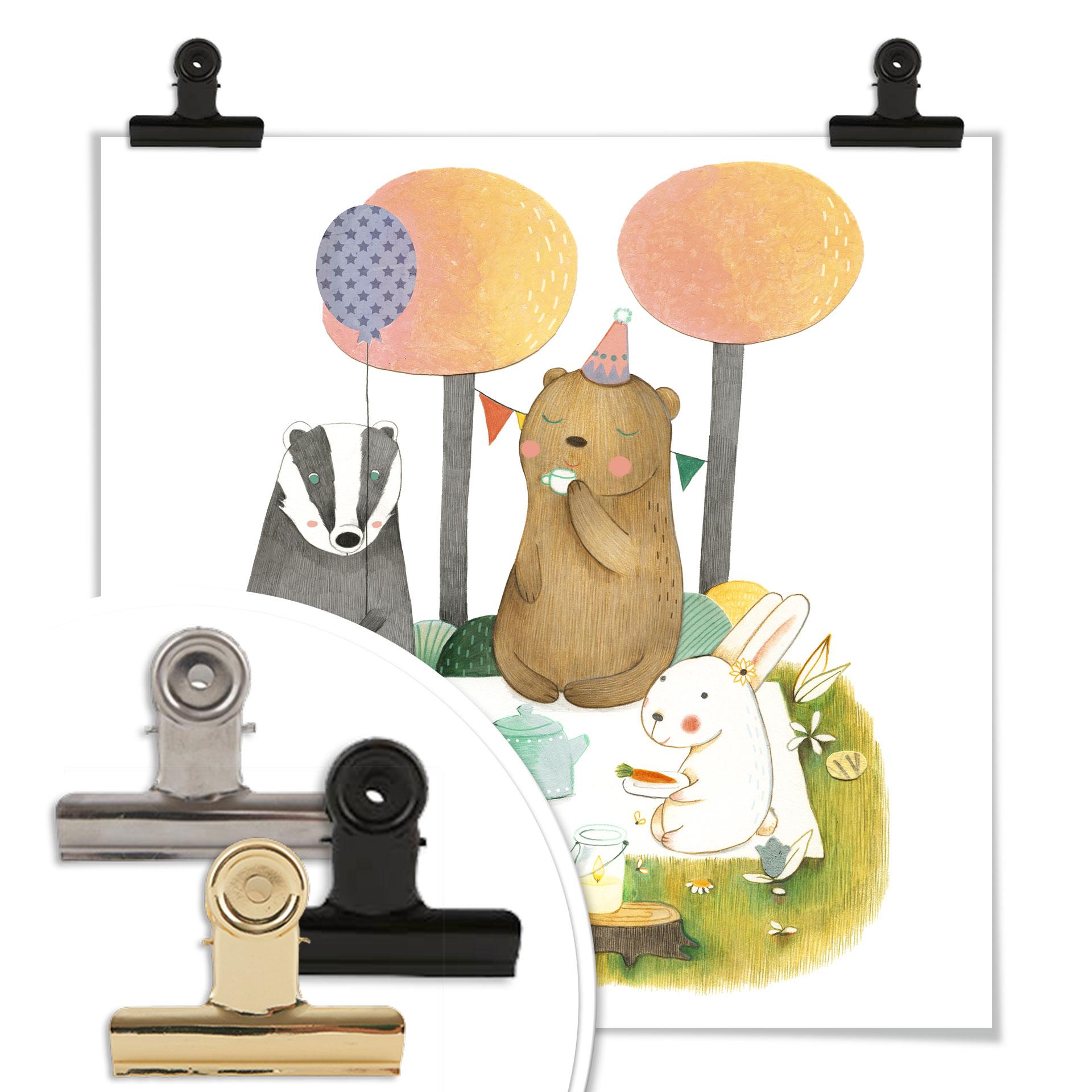 Plakat Loske - Piknik dla trzech osób