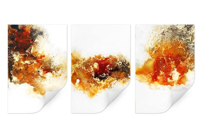 Zelfklevende Poster Fedrau - Liquid Gold