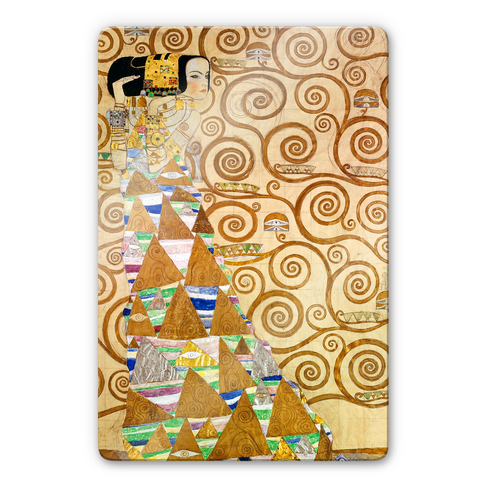 Glasbillede - Klimt - Stoclet Frieze: forventningerne
