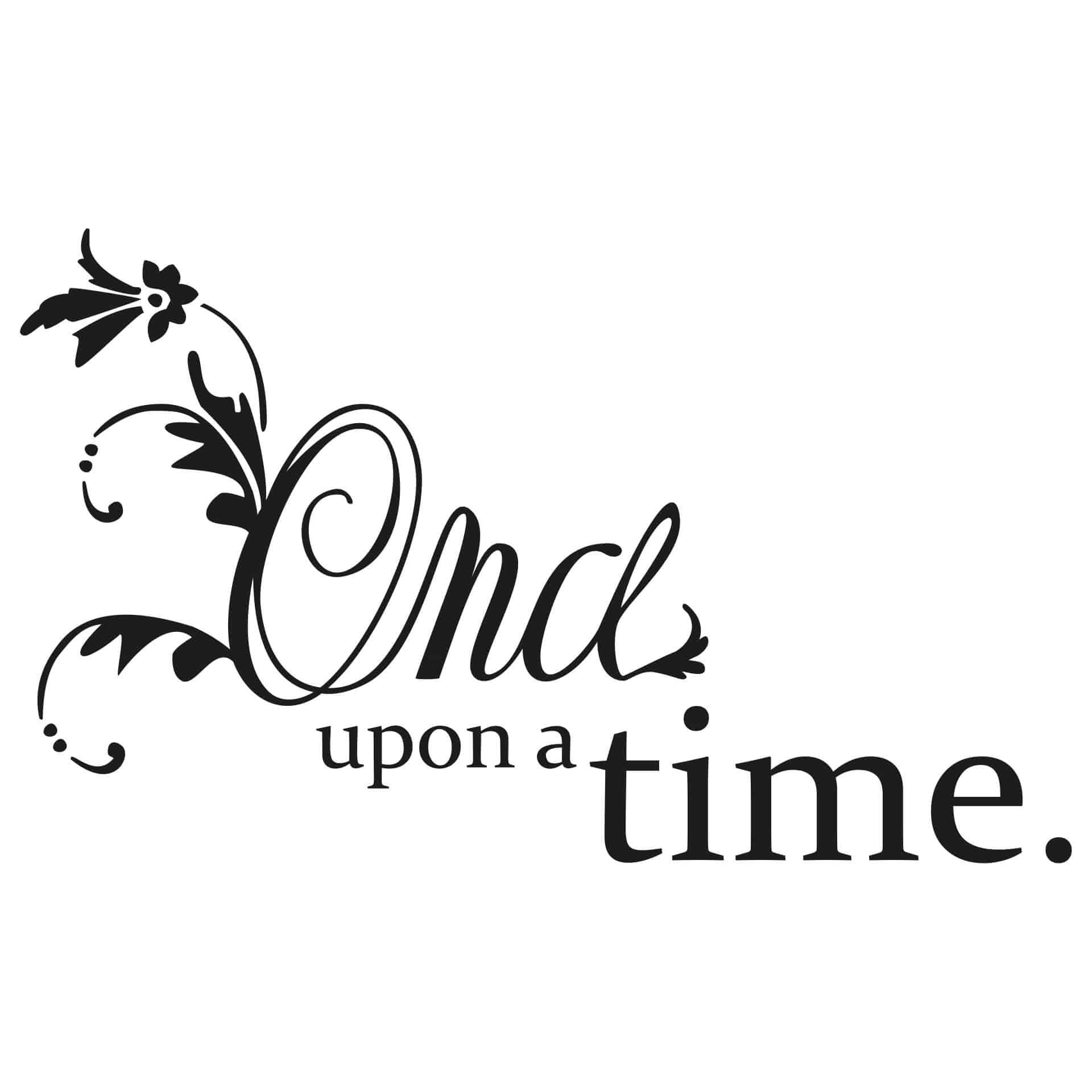 Adesivo murale - Once upon a time