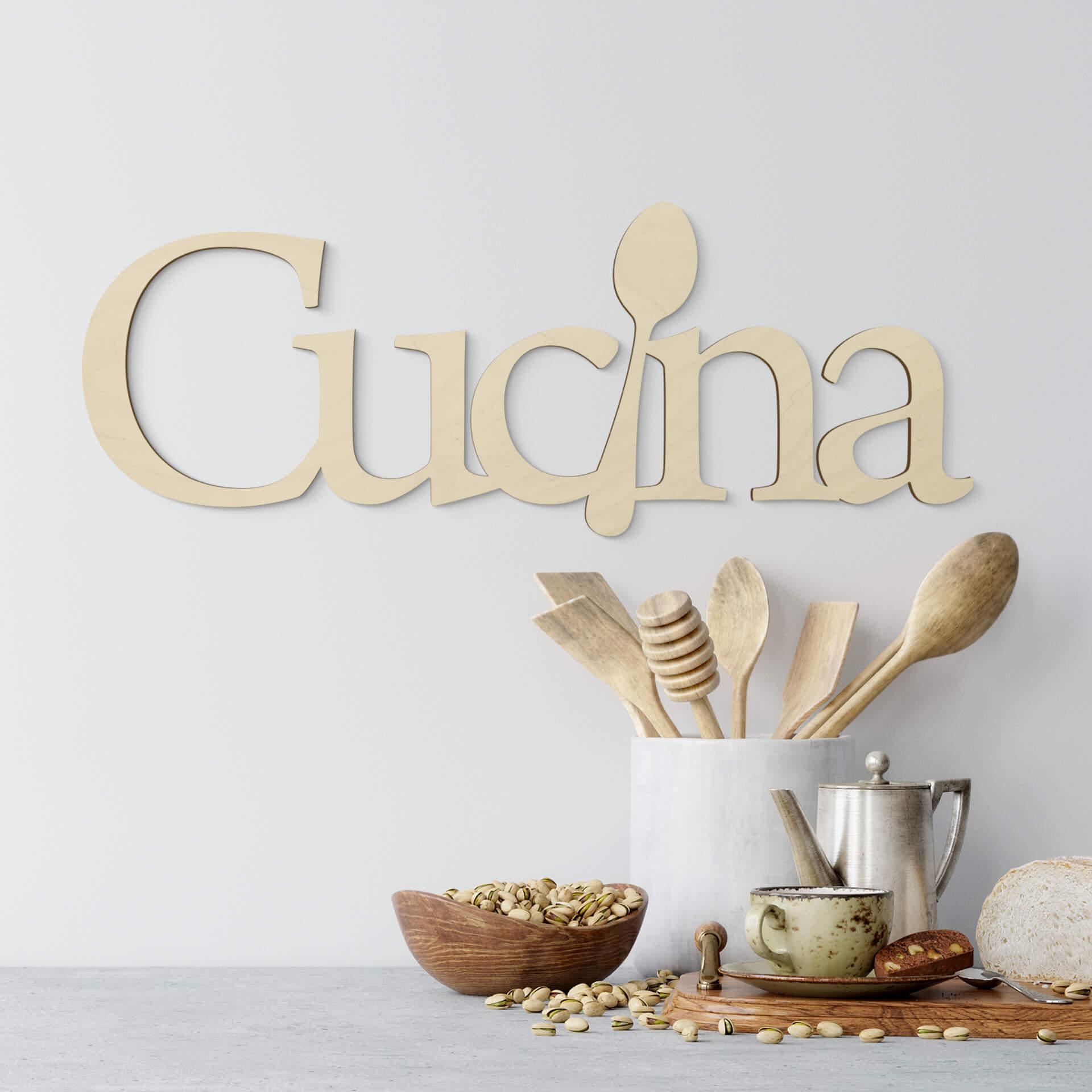 Décoration en bois - Placage peuplier - Cucina