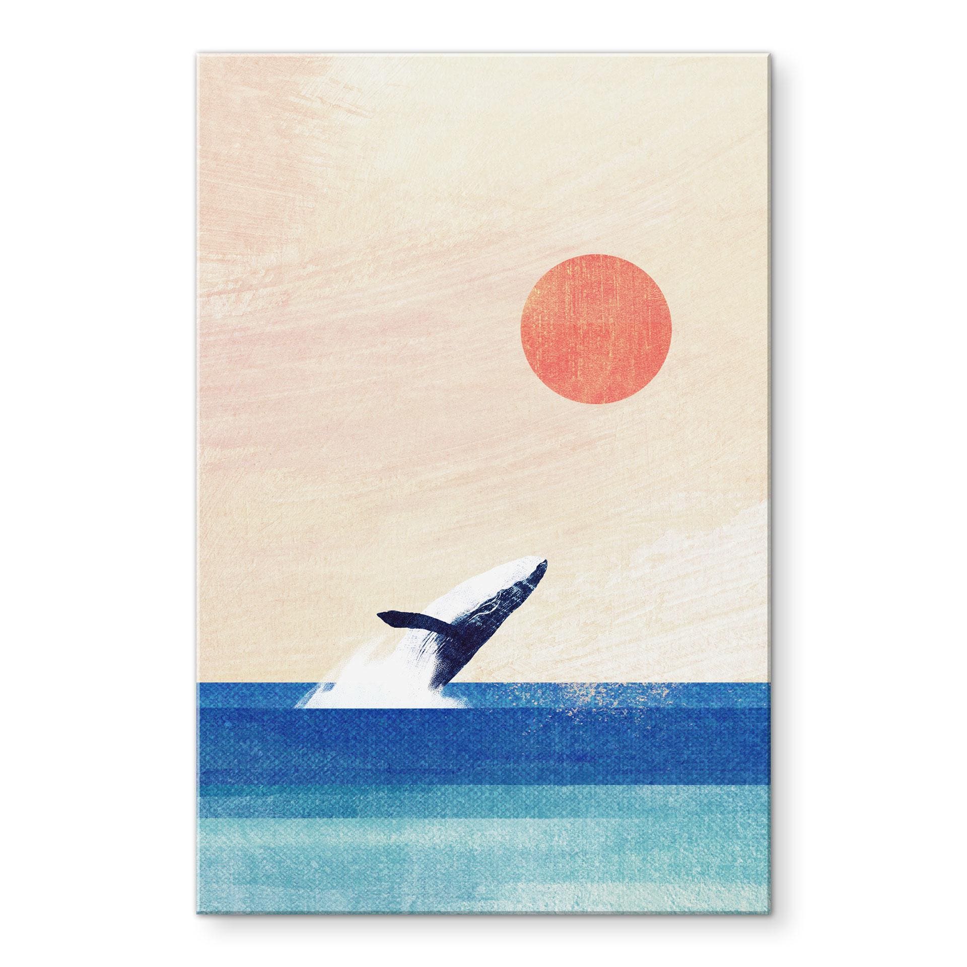 Acrylglas schilderij Walvis in de zee - Rivers