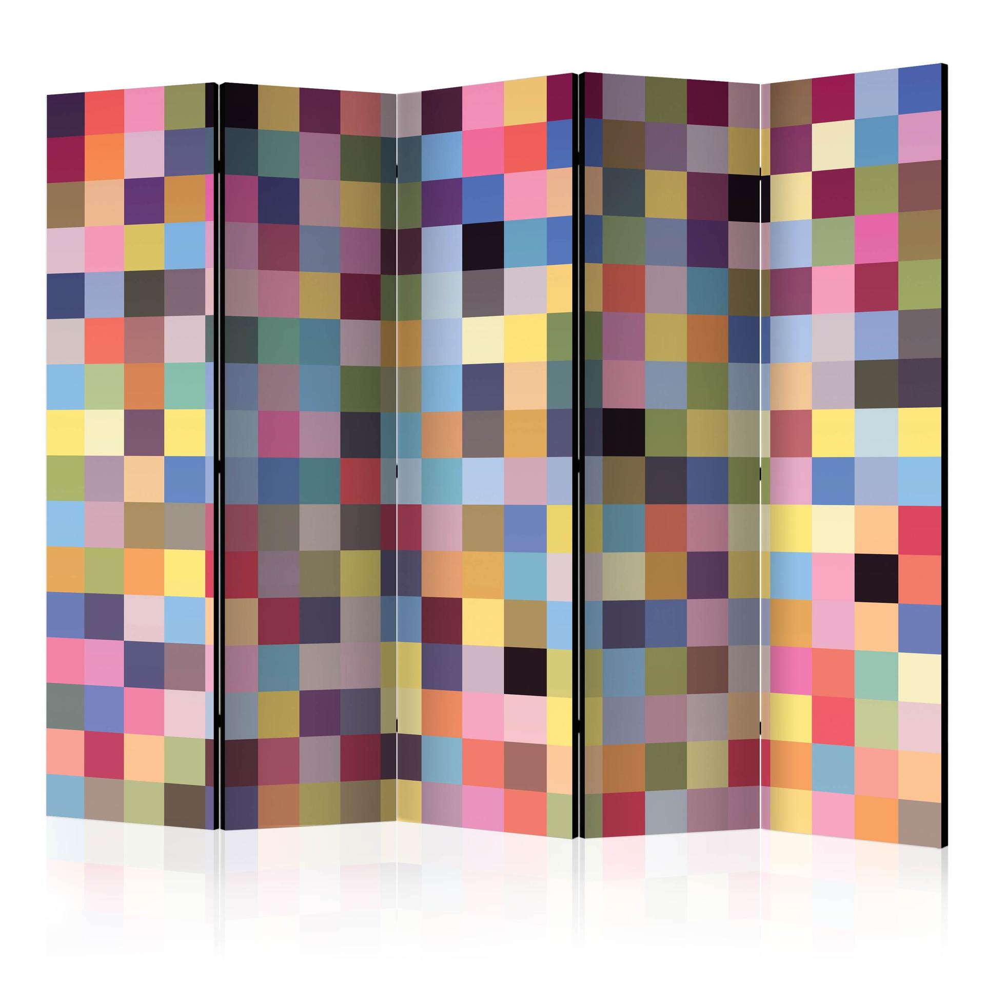 Divisorio per sala - Tavolozza di colori, 3 pezzi