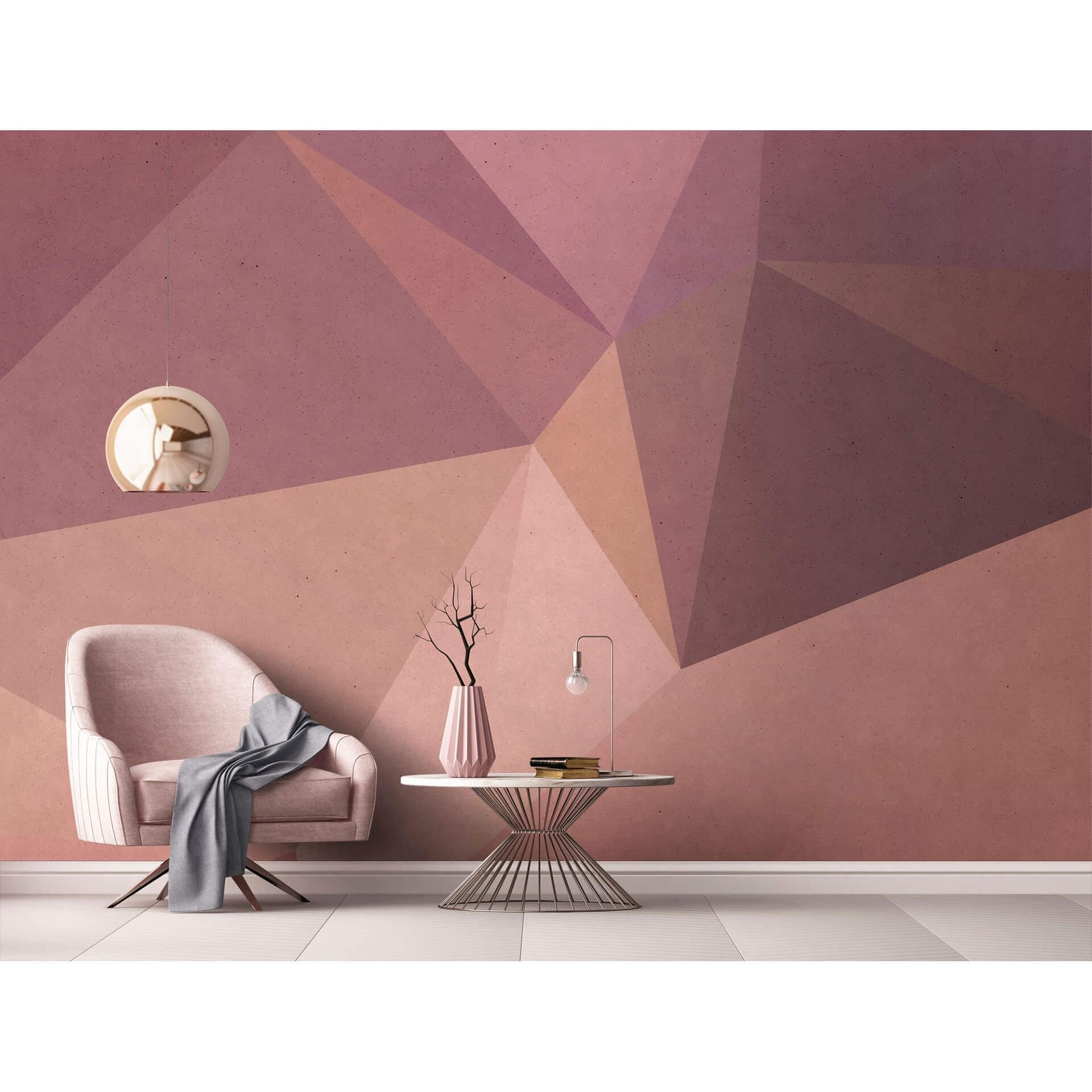 Livingwalls Fototapet Walls by Patel Polygonal 2