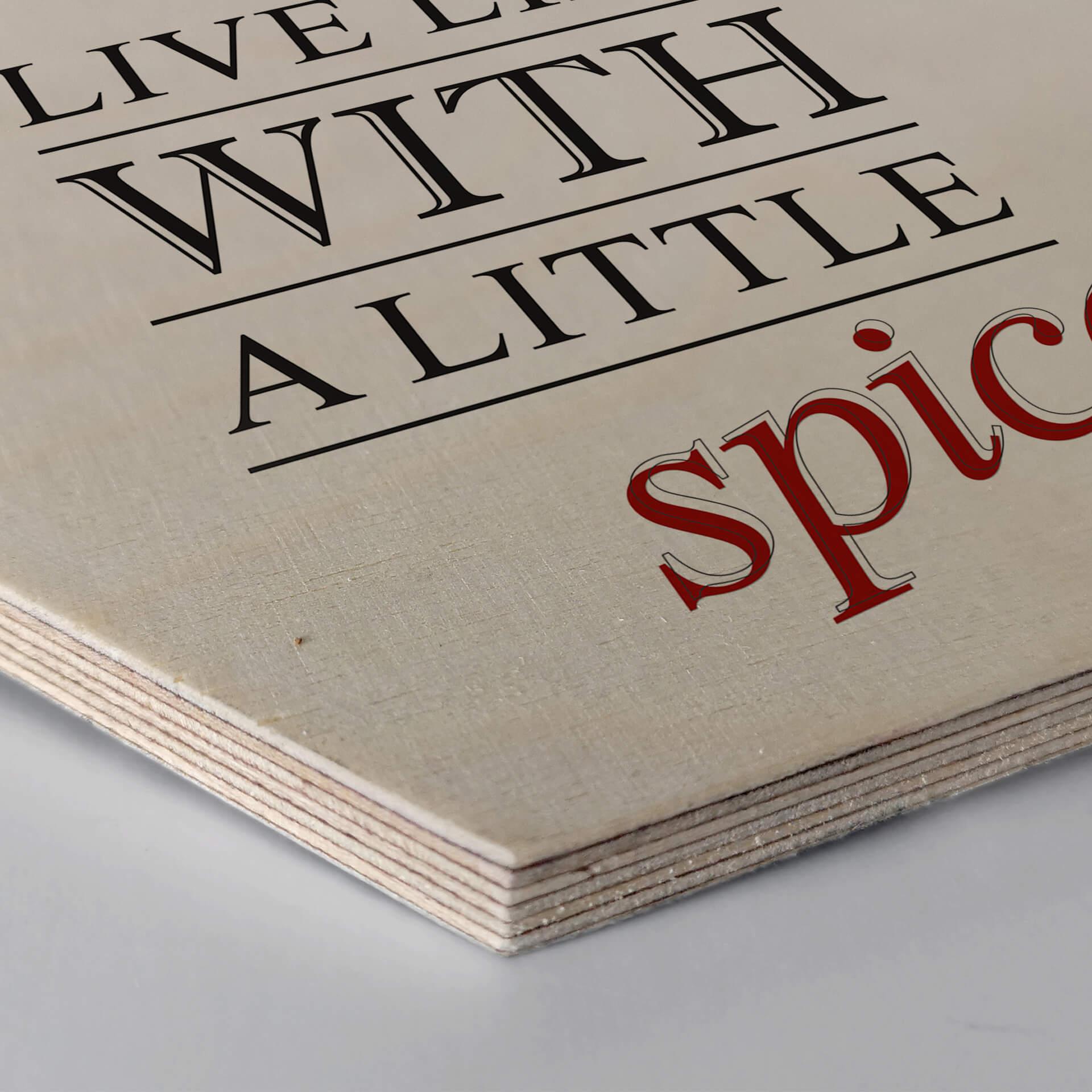 Esagoni in legno – Live life whith a little Spice