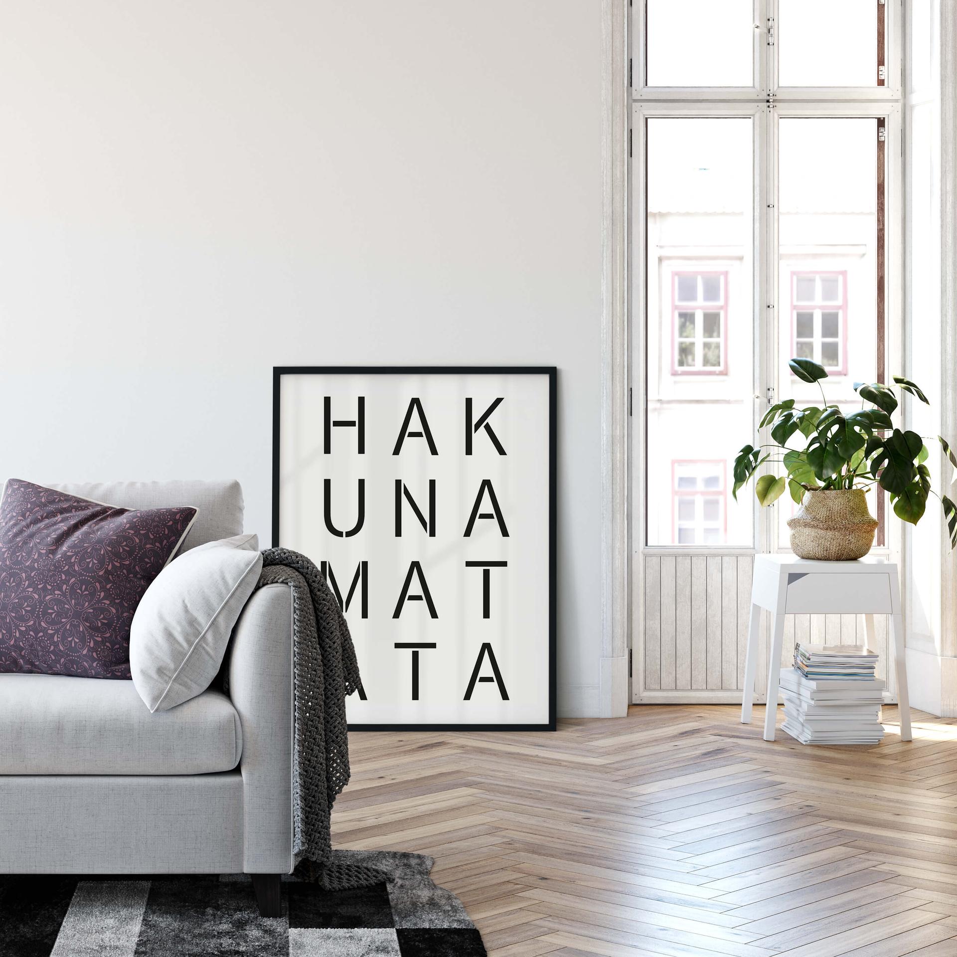 Plakat - Hakuna Matata tavle
