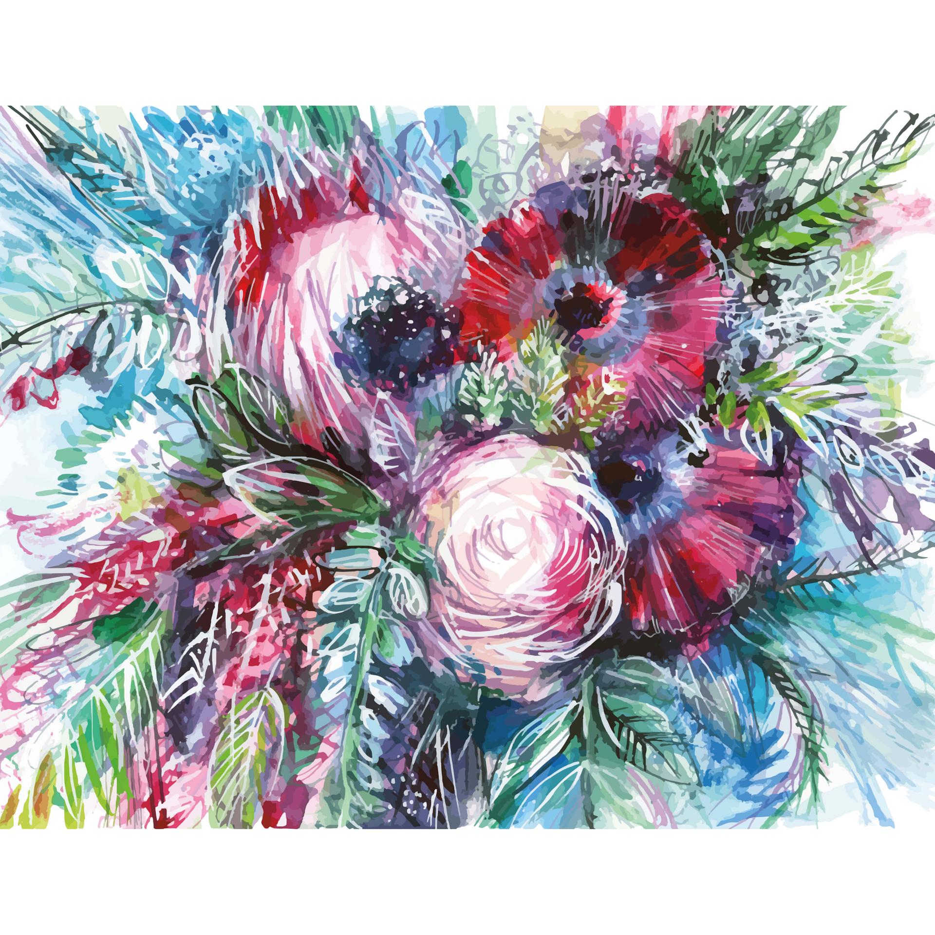 Fotobehang – Flower Bouquet