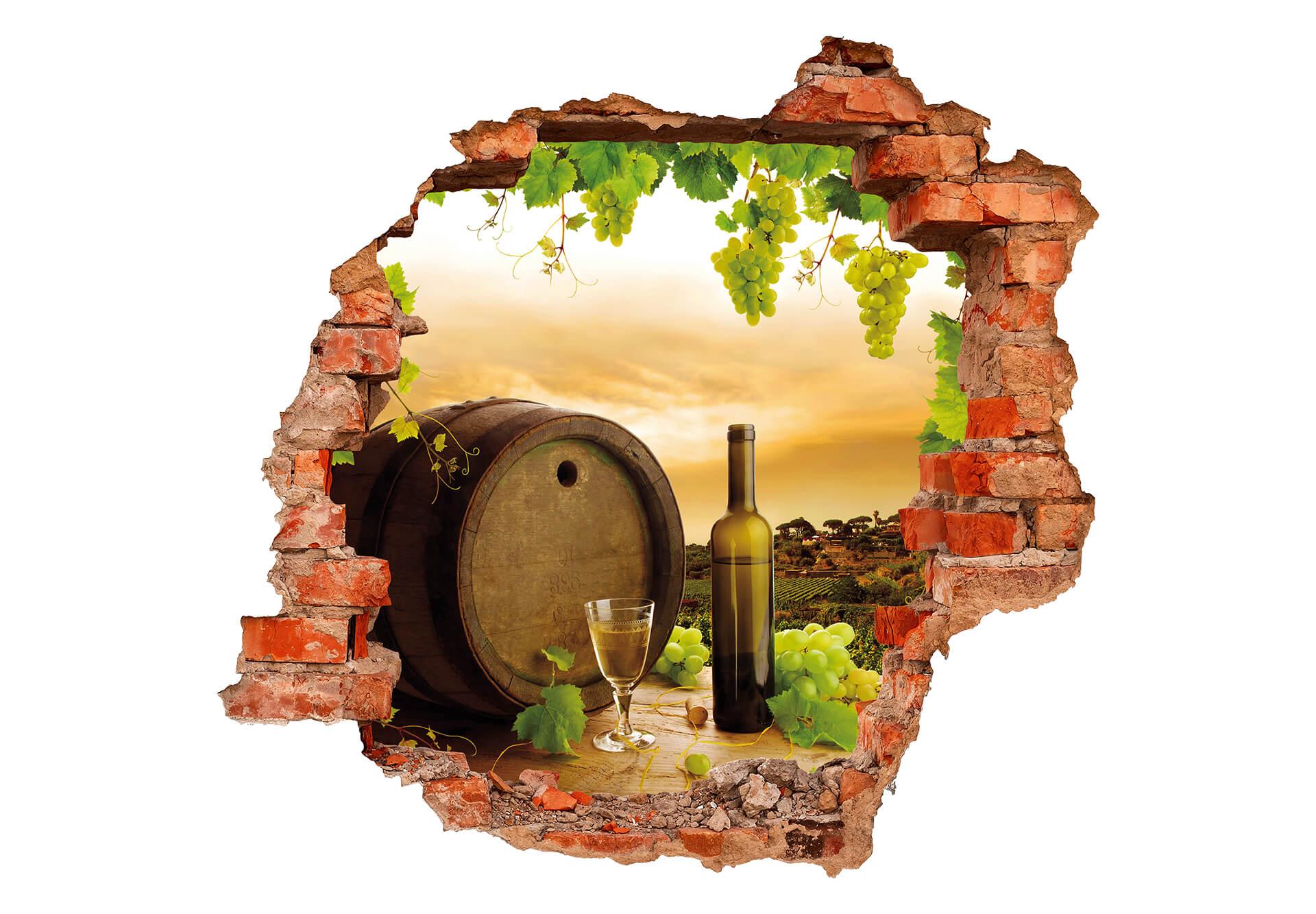 3D Wandtattoo Grapevine