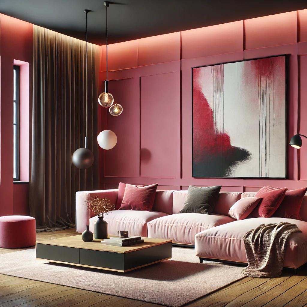 Pintura interior rosa mate I Frambuesa rosado | carácter lúdico y alegre | LA COCINA DE COLOR