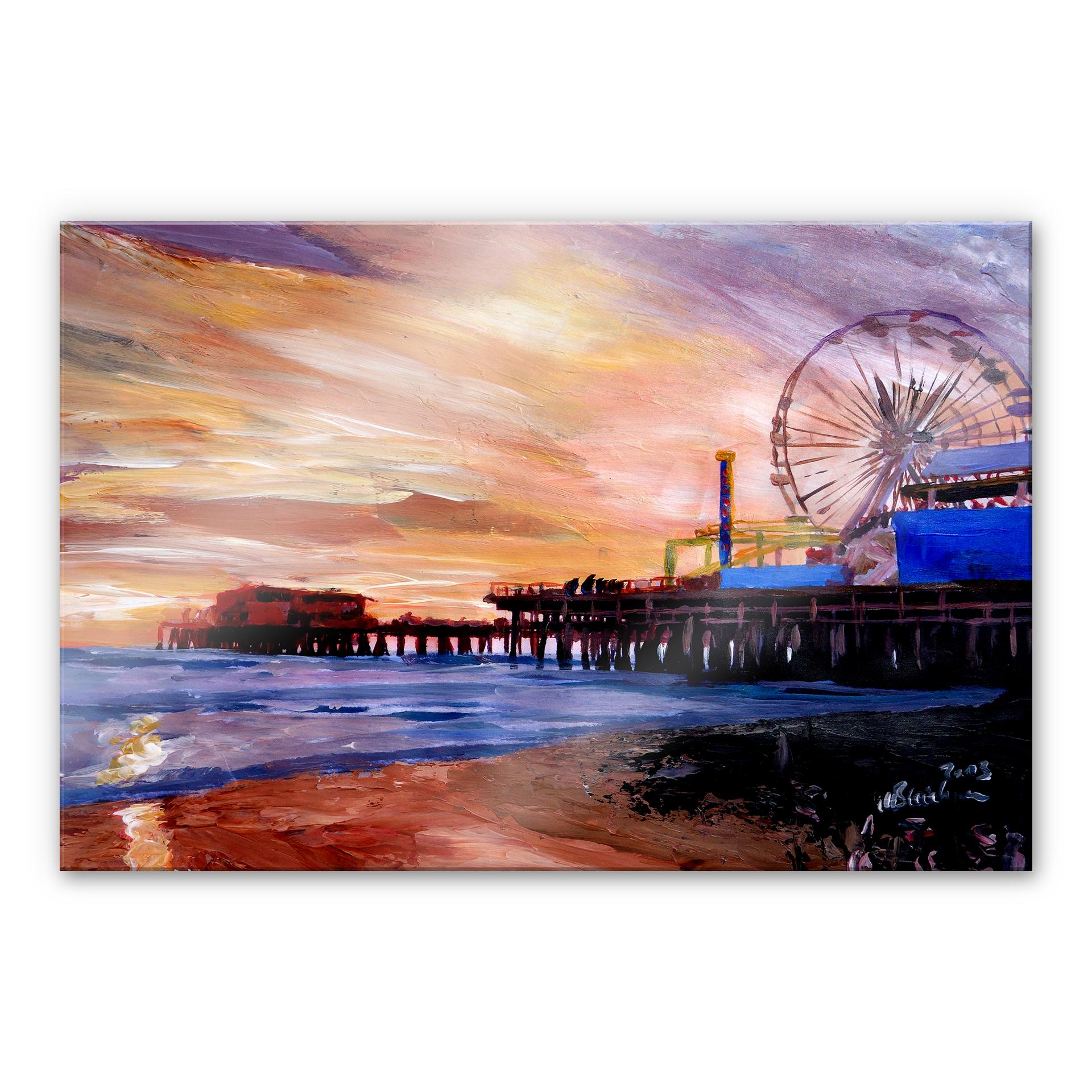 Akrylbillede Bleichner - Santa Monica Pier