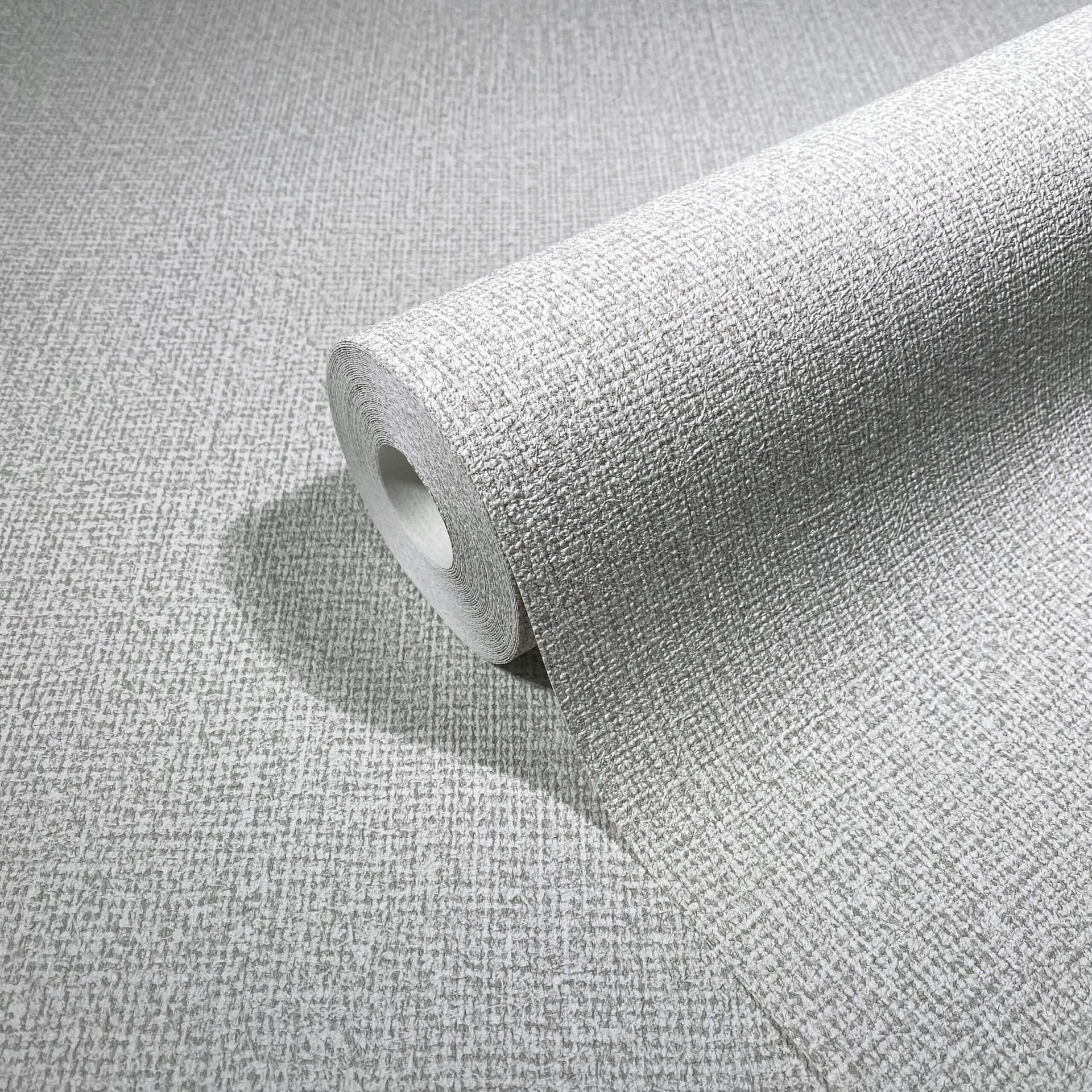 Non-woven Tapet Tekstil Ensfarvet Grå Tekstur