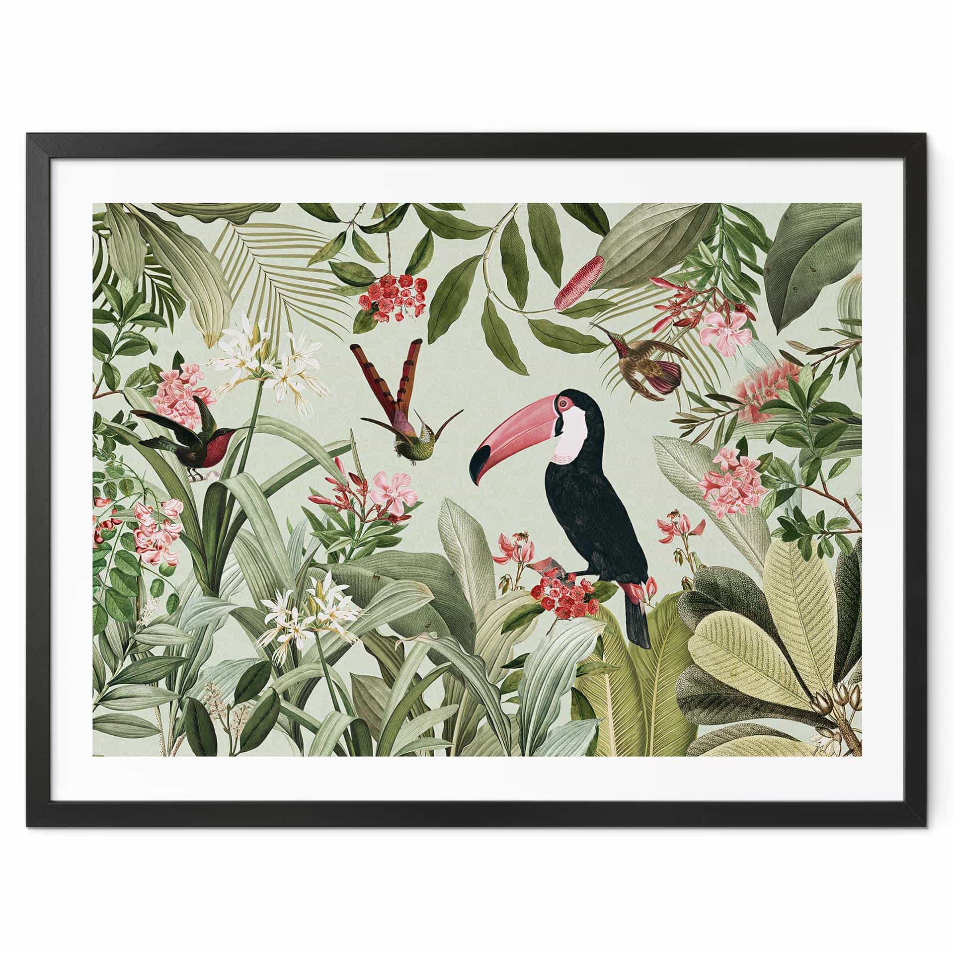Plakat Tukan i et jungleparadis - UN Designs