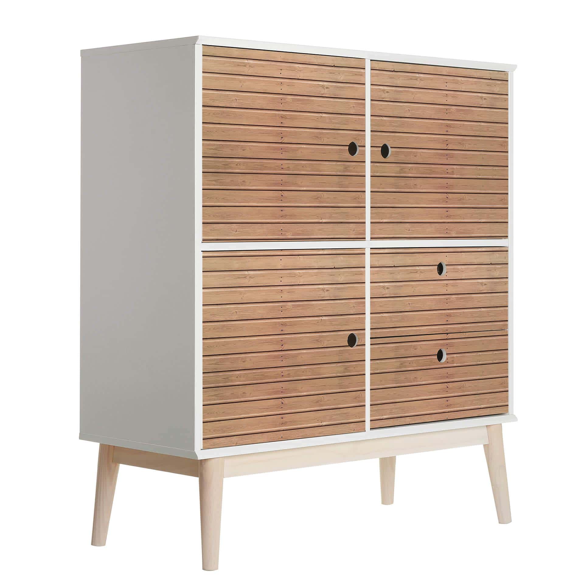 Vinilo adhesivo muebles madera teñida naturaleza