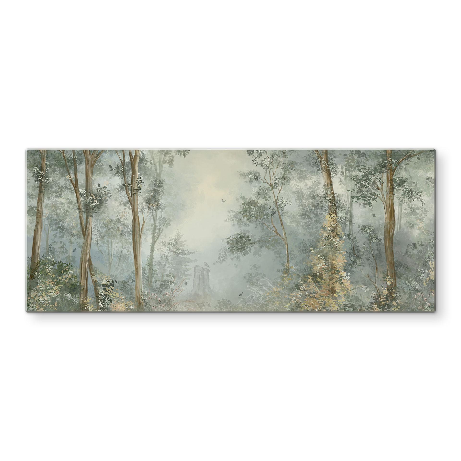 Spritzschutz Verwunschener Wald - Ms Tiff - Panorama