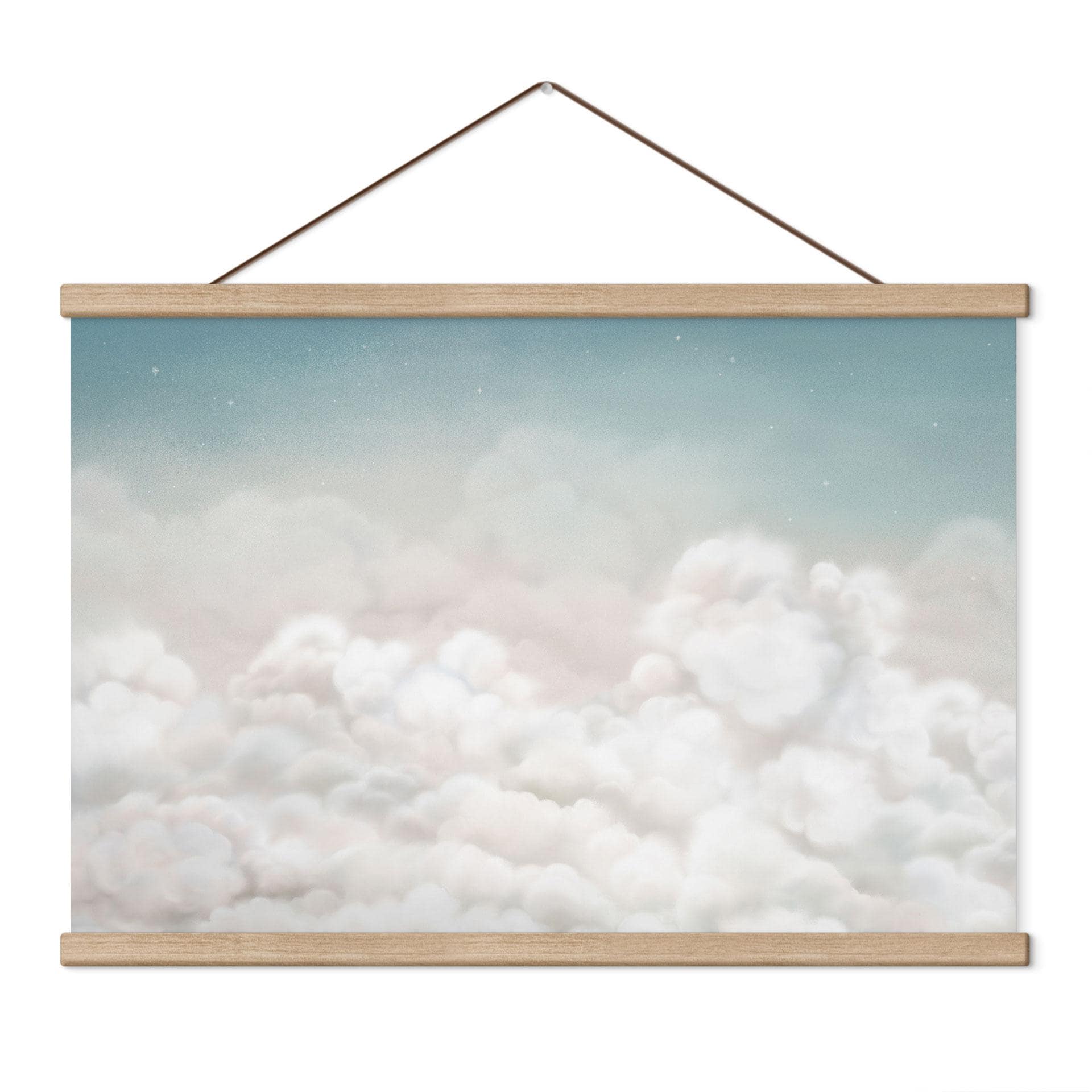 Kinderkamer Textielposter Rustige wolken - Oliver Robins